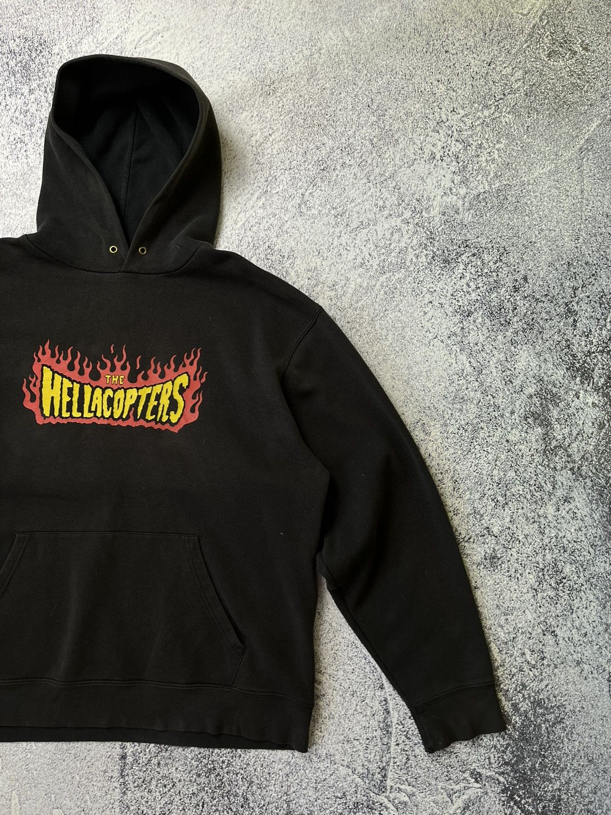 Band Tees Vintage The Hellacopters Band Logo Distressed Hoodie RareY2K Size US XL / EU 56 / 4 - 3 Thumbnail