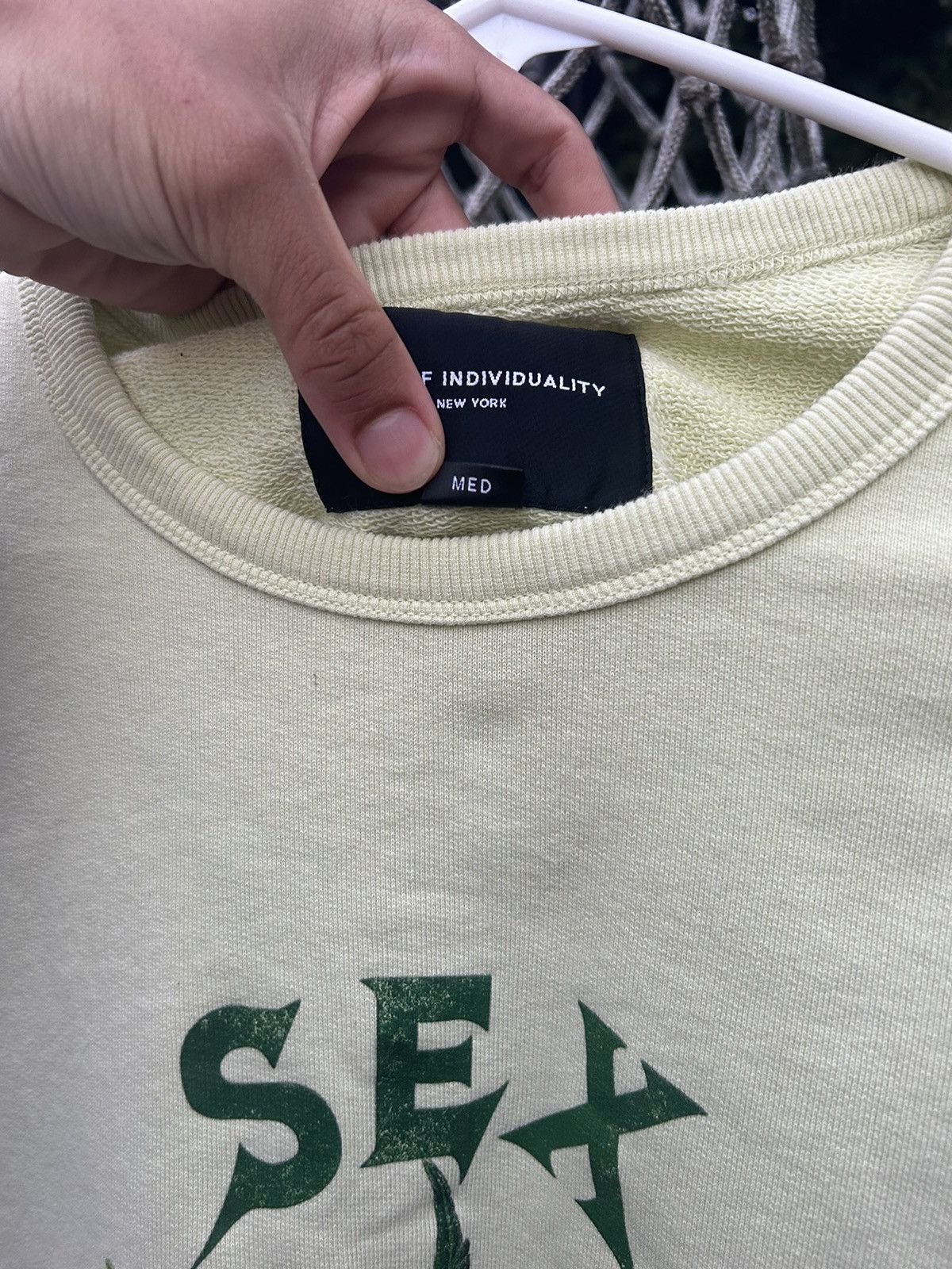 Cult Of Individuality × Designer Cult Of Individuality Novelty Crewneck Sex Drugs Rock&Roll Size US M / EU 48-50 / 2 - 4 Thumbnail
