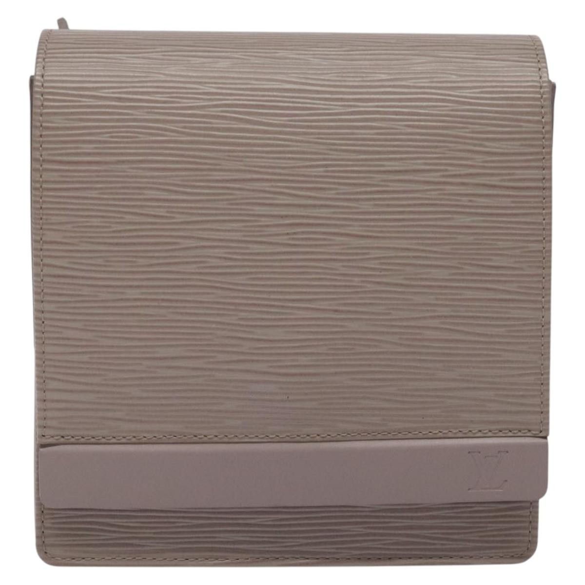 Louis Vuitton LOUIS VUITTON Epi Biarritz Shoulder Bag Gray Pepper M5293c Size ONE SIZE - 13 Thumbnail