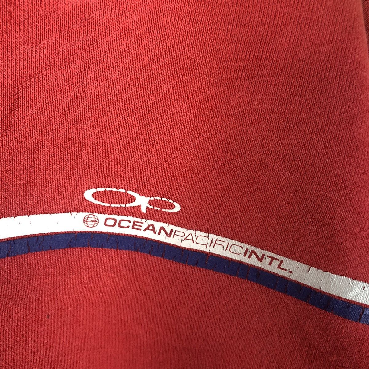 Ocean Pacific × Vintage Ocean Pacific vintage surf Red Sweathshirt #7432 Size US M / EU 48-50 / 2 - 8 Thumbnail