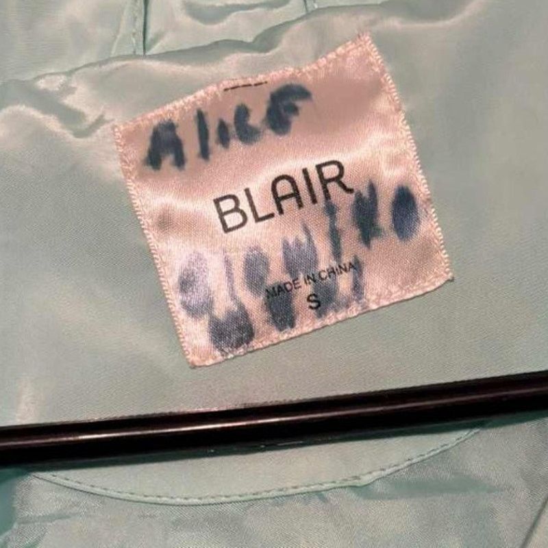 Other Blair Windbreaker Full Zip Cinch Waist Turquoise Rain Jacket Size S / US 4 / IT 40 - 2 Thumbnail