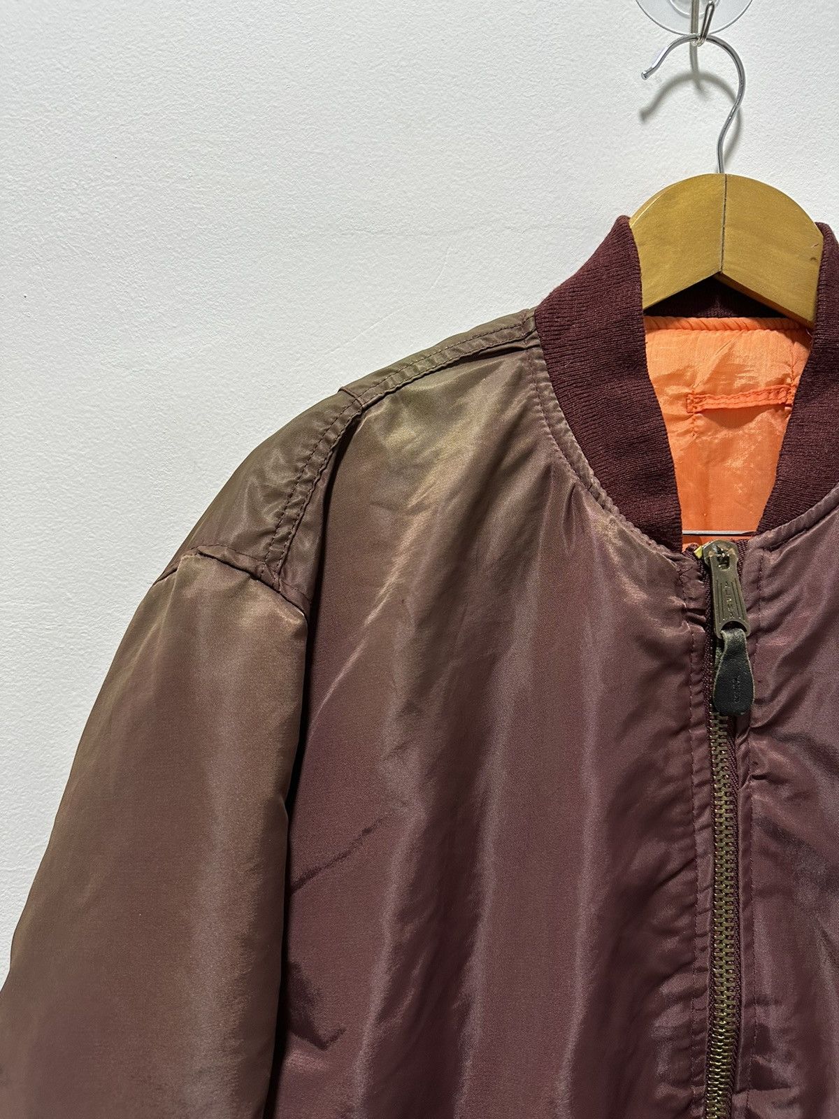 Alpha Industries Vintage Alpha Industries Ma-1 Flight Jacket Design Size US L / EU 52-54 / 3 - 5 Thumbnail