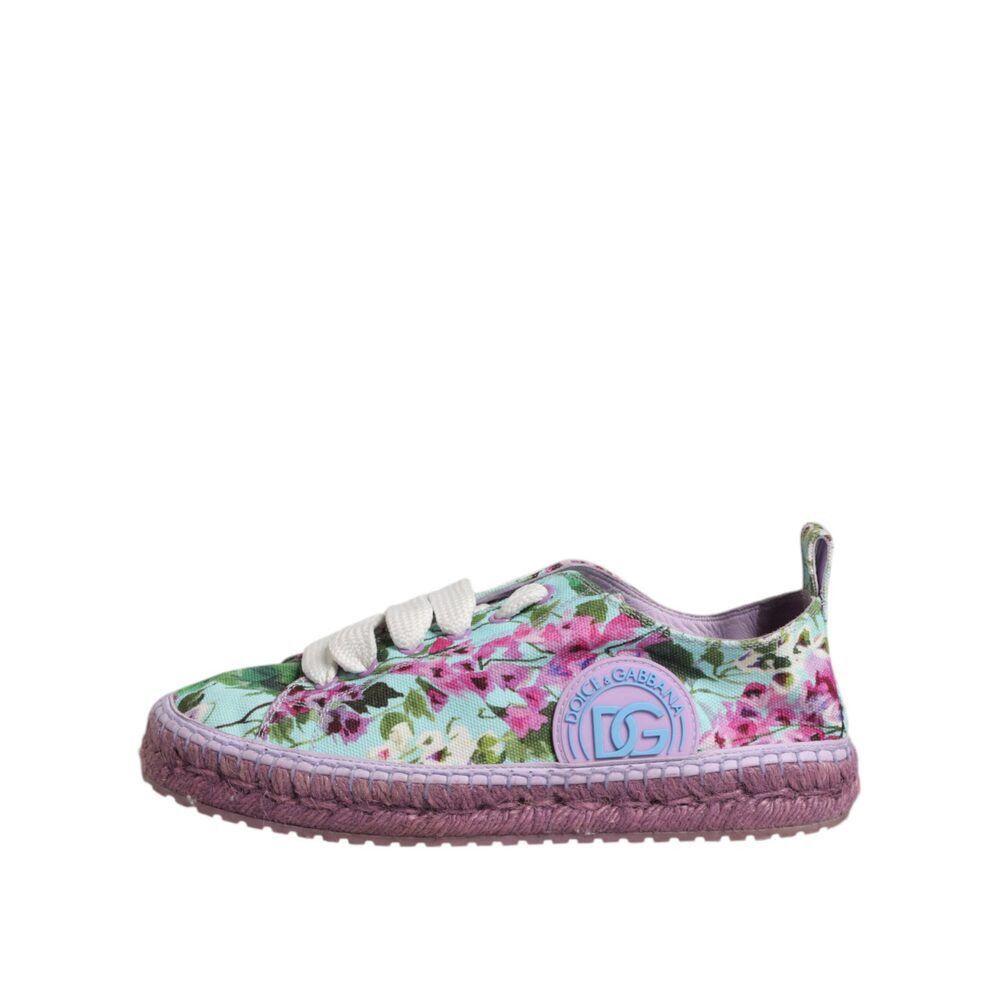Dolce & Gabbana Dolce & Gabbana Multicolor Canvas Espadrilles Sneakers Shoes Size US 10 / IT 40 - 6 Thumbnail