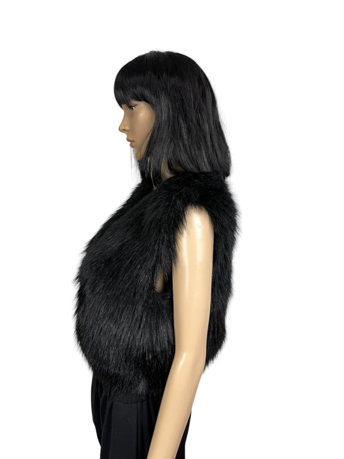 H&M × Jimmy Choo Jimmy Choo for H&M Faux Fur Gilet Vest size US 6 Size M / US 6-8 / IT 42-44 - 7 Thumbnail