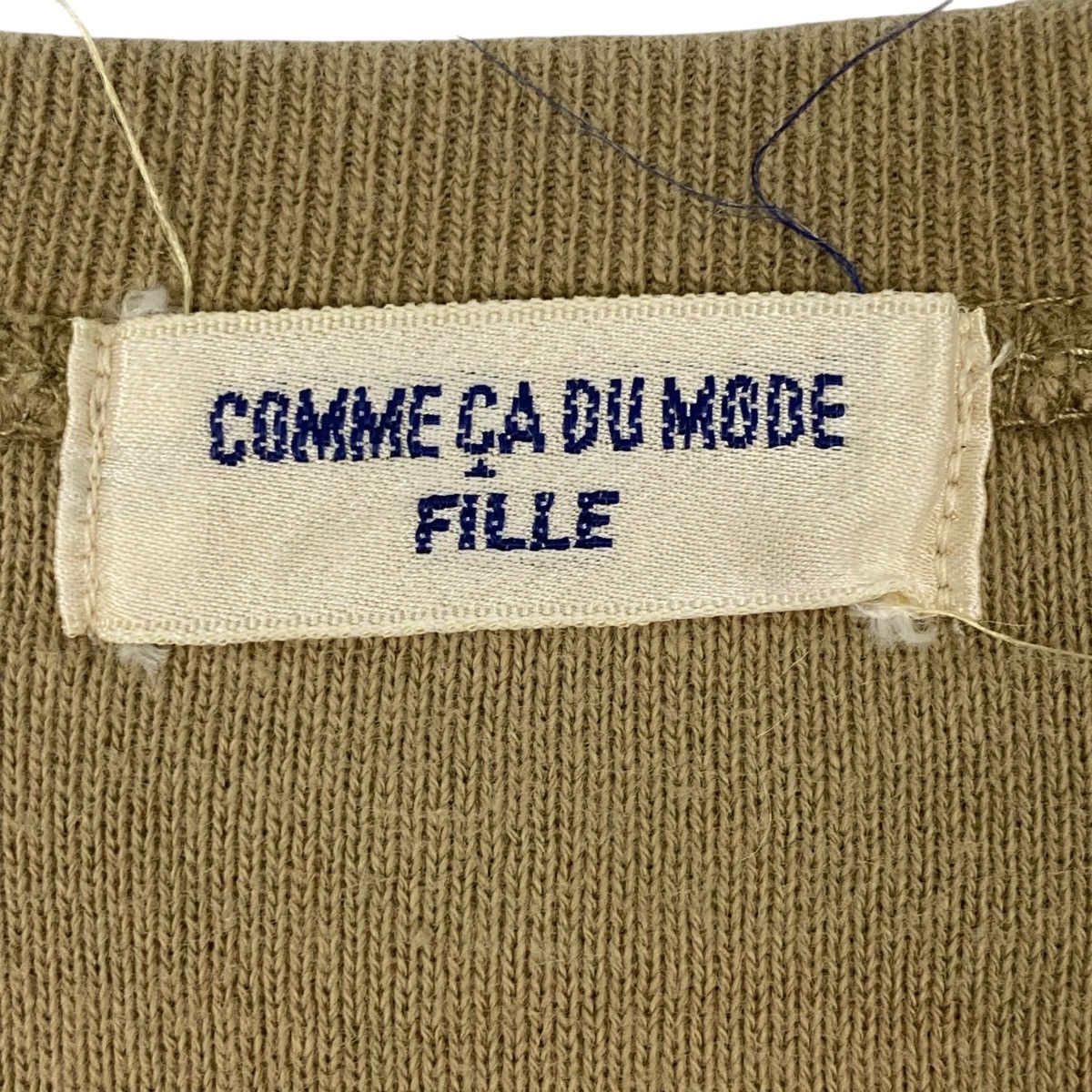 Vintage Vintage 90s Comme Ca Du Mode Crewneck Sweatshirt Beige SizeL Size US L / EU 52-54 / 3 - 8 Thumbnail