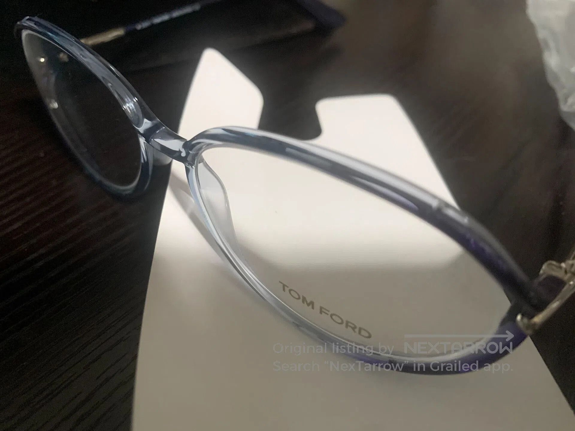 Tom Ford Tom Ford Gradient Blue Eyeglass Frames. Size ONE SIZE - 5 Thumbnail