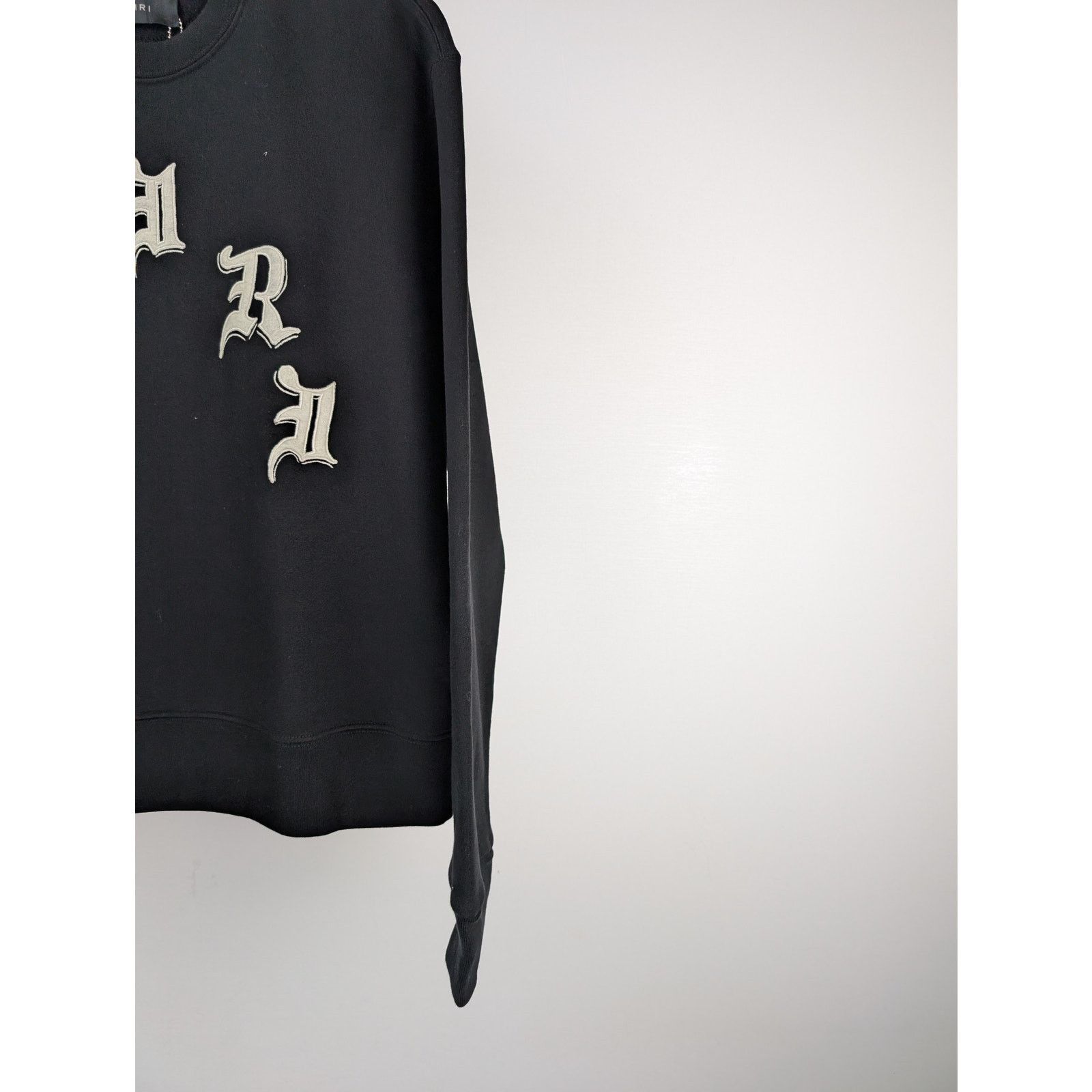 Amiri o1rshd1 Q:2 / Wes Lang x Amiri Logo Crewneck in Black Size US L / EU 52-54 / 3 - 5 Thumbnail