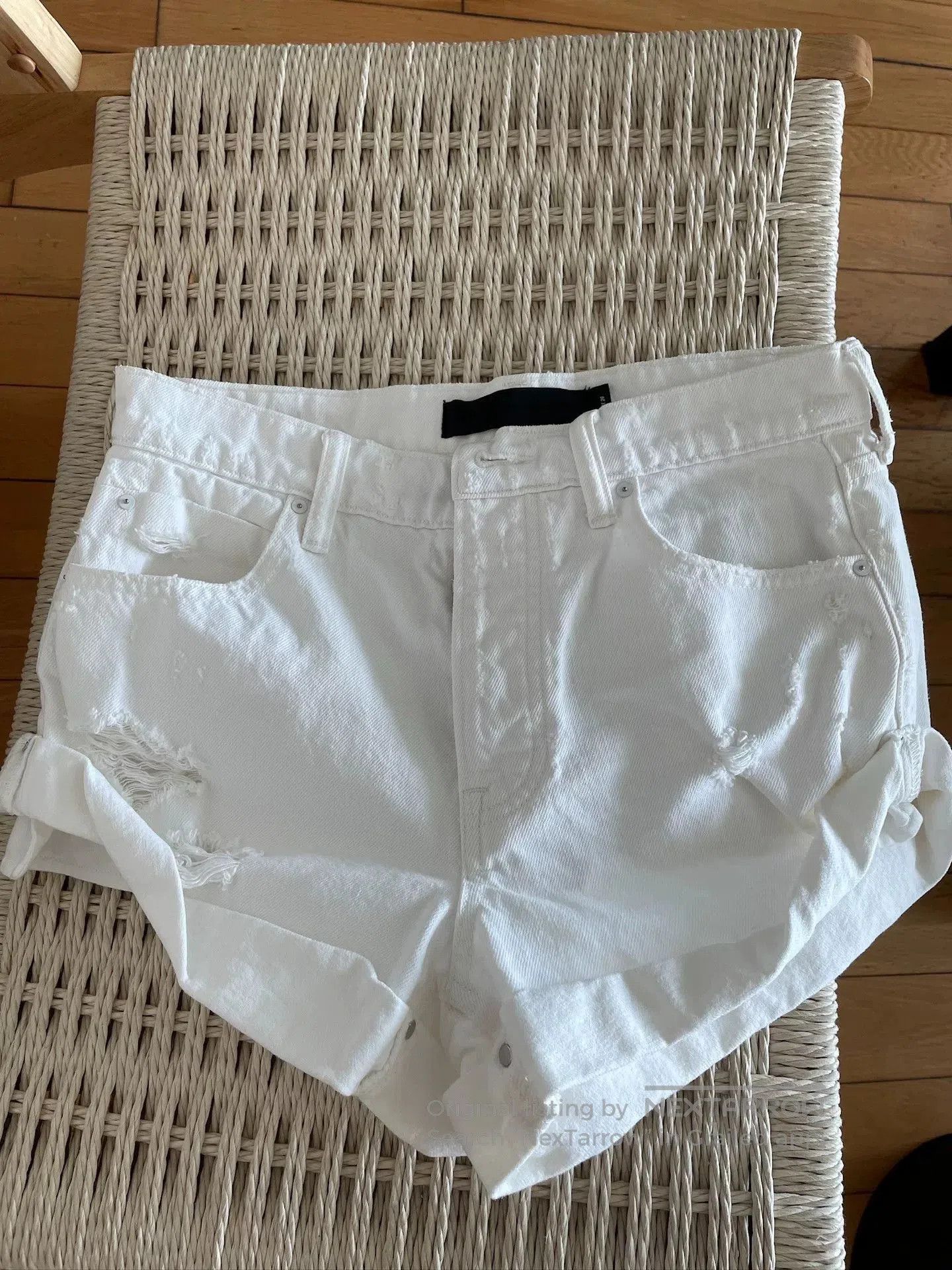 Alexander Wang Alexander Wang White Denim Shorts. Size 26" / US 2 / IT 38 - 1 Thumbnail