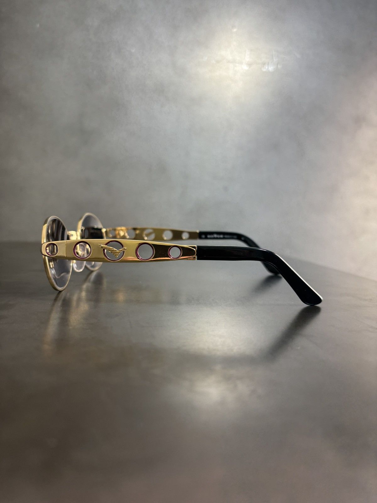 Designer NOS 1990s Sunglasses Metal JPG Diesel Sover Italy Deadstock Size ONE SIZE - 12 Thumbnail