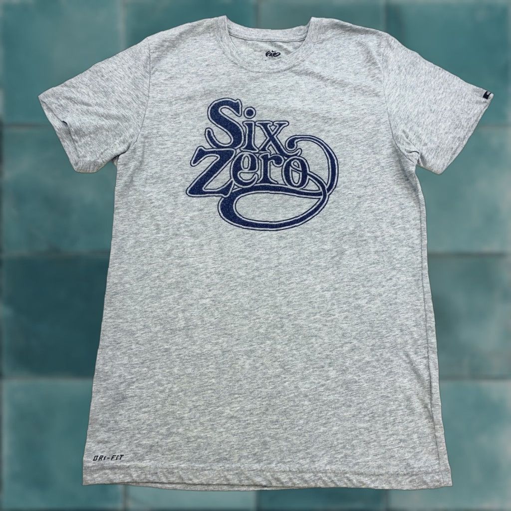 Nike VINTAGE Nike 6.0 Shirt Mens Medium Gray NIKE 6.0 T-Shirt Short Sleeve Mens Size US M / EU 48-50 / 2 - 1 Thumbnail