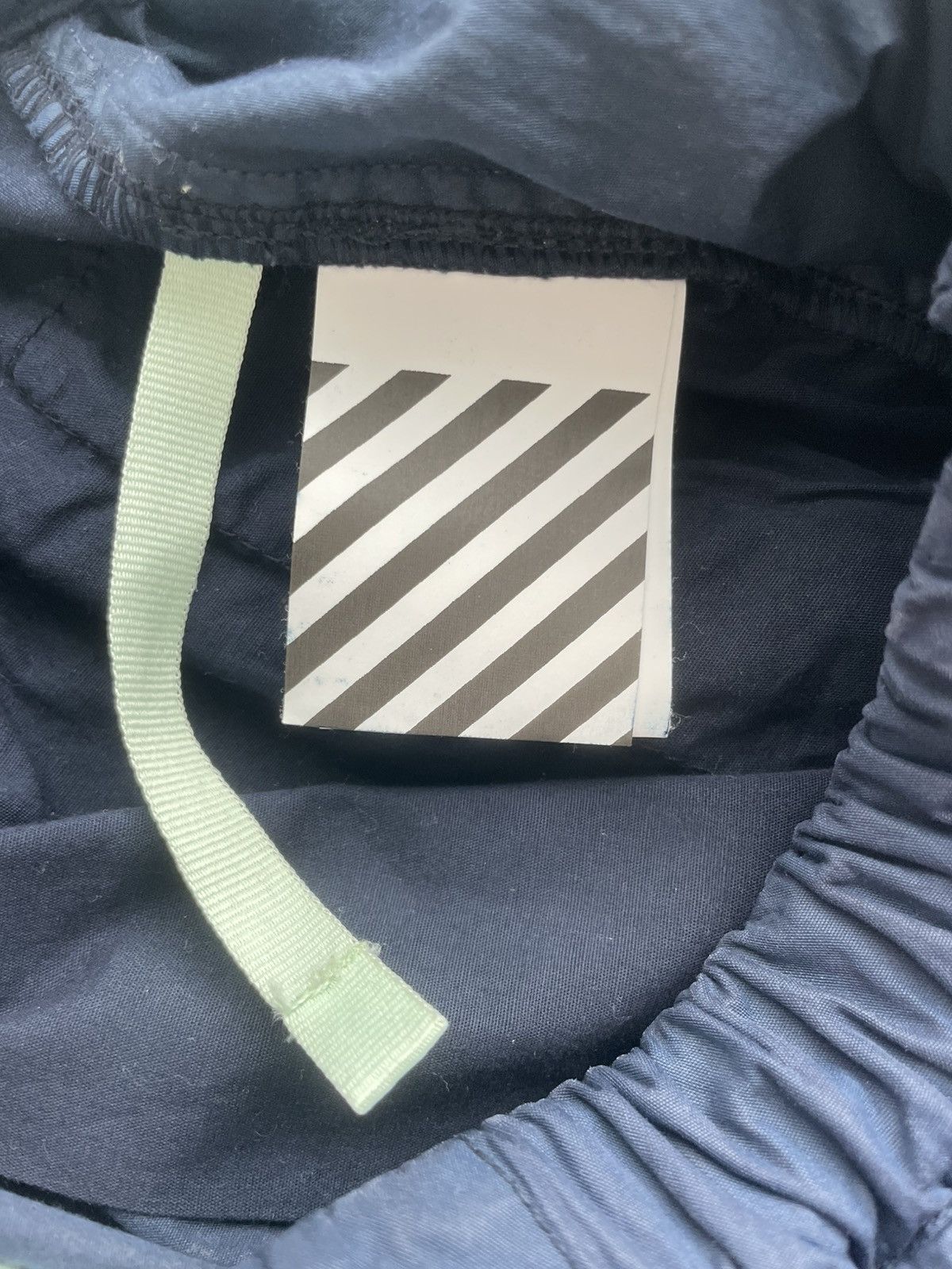 Off-White Off-White “CARGO PANT” Navy FW18 Size US 31 - 4 Thumbnail