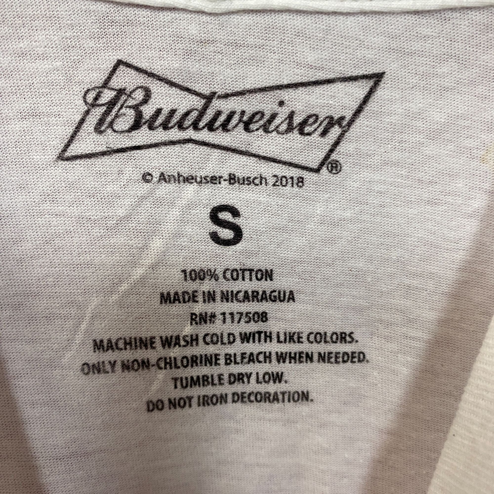 Budweiser Budweiser Bowtie Logo - This Bud's For You - T-Shirt Small Size US S / EU 44-46 / 1 - 4 Thumbnail