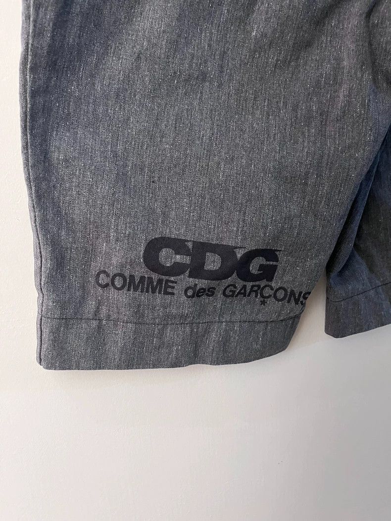 Comme des Garcons CDG Rei Kawakubo cotton shorts printed logo pants-2505 Size US 32 / EU 48 - 3 Thumbnail