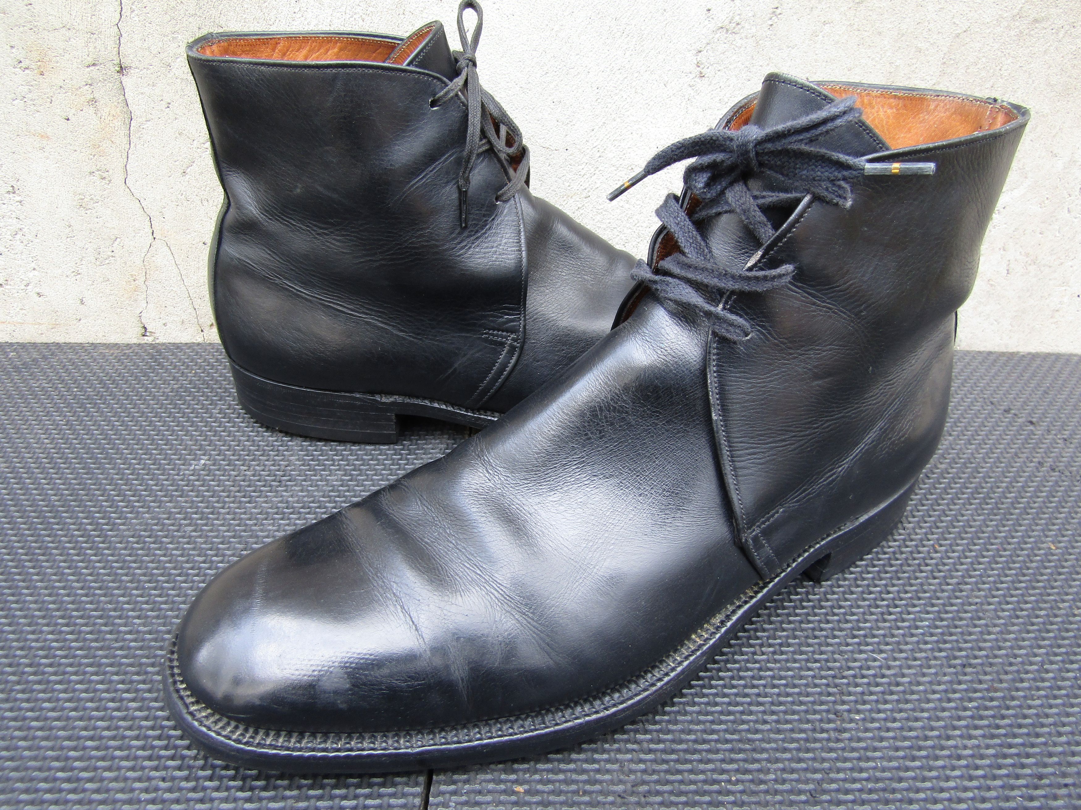 Crockett & Jones Vintage CROCKETT & JONES 1971 Mens Black Chukka Size US 8.5 / EU 41-42 - 1 Thumbnail