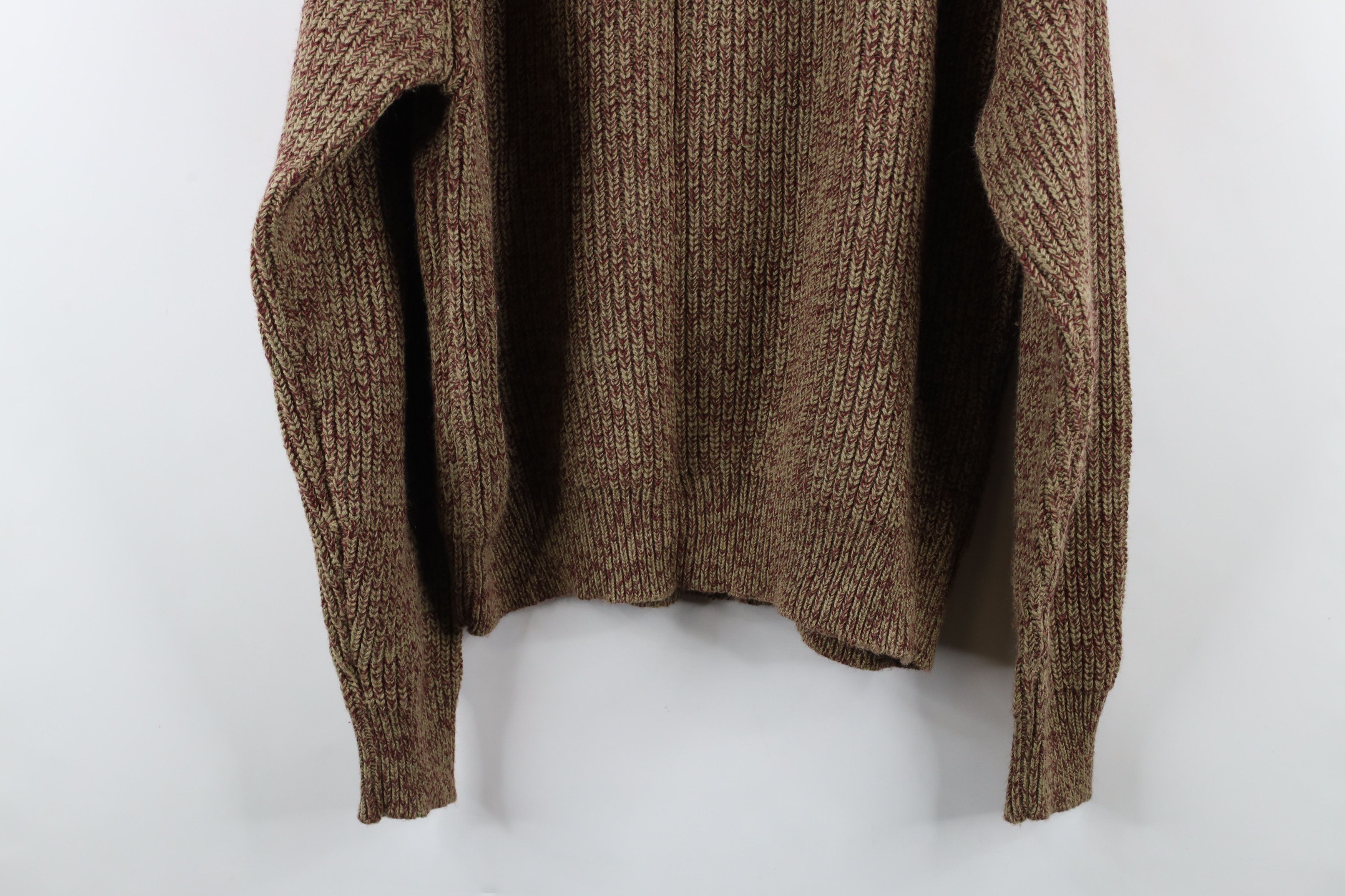 Vintage Vintage 90s Streetwear Ribbed Knit Crewneck Sweater Acrylic Size US XL / EU 56 / 4 - 7 Thumbnail
