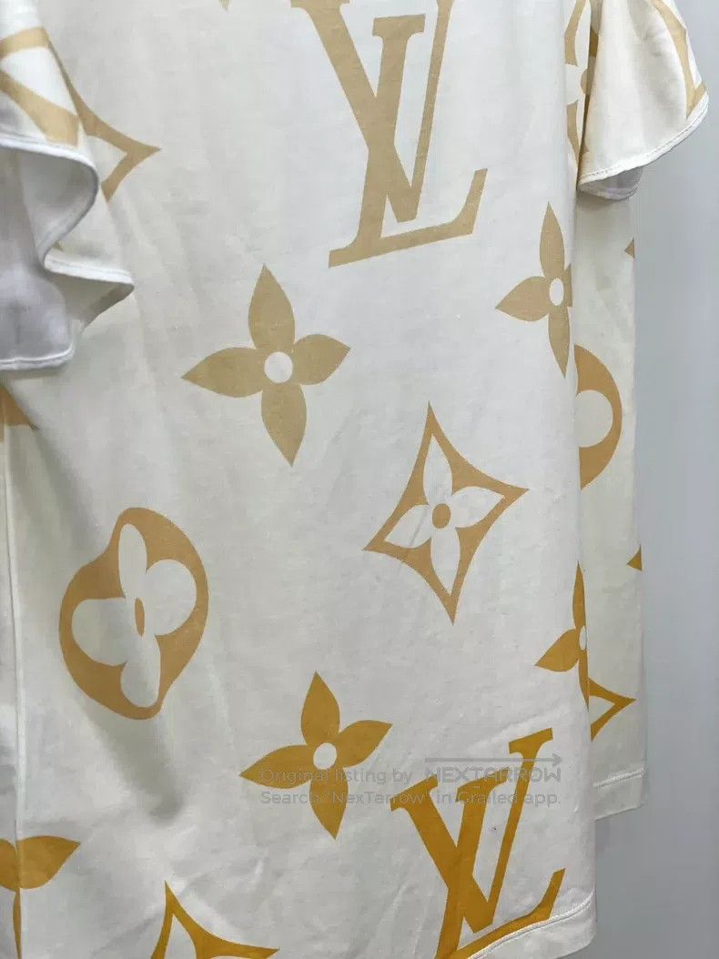 Louis Vuitton Louis Vuitton Ruffle gradient logo chain short sleeves Size M / US 6-8 / IT 42-44 - 3 Thumbnail