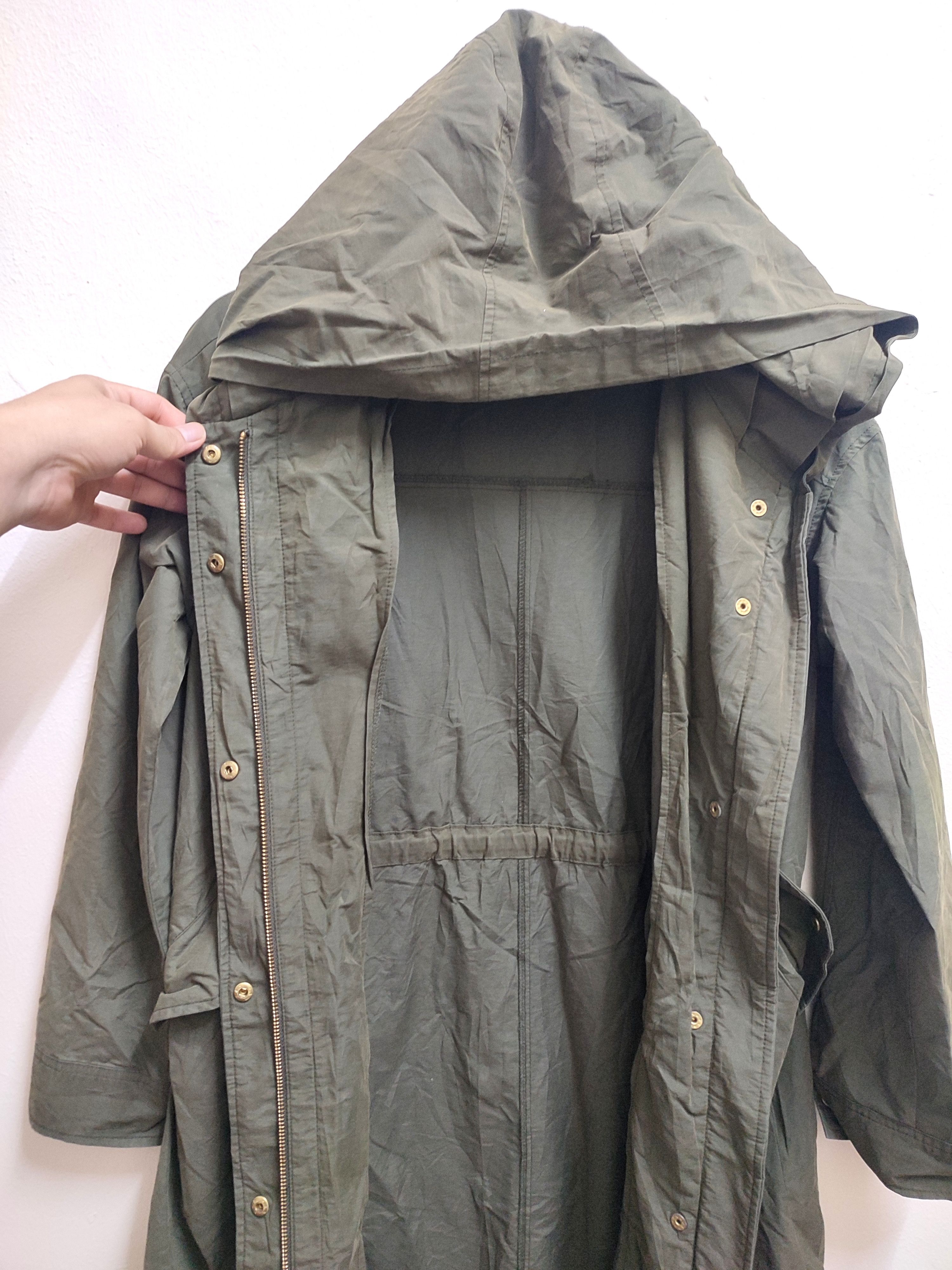 Japanese Brand Japanese Brand Hushush Green Hooded Jacket Size US M / EU 48-50 / 2 - 7 Thumbnail