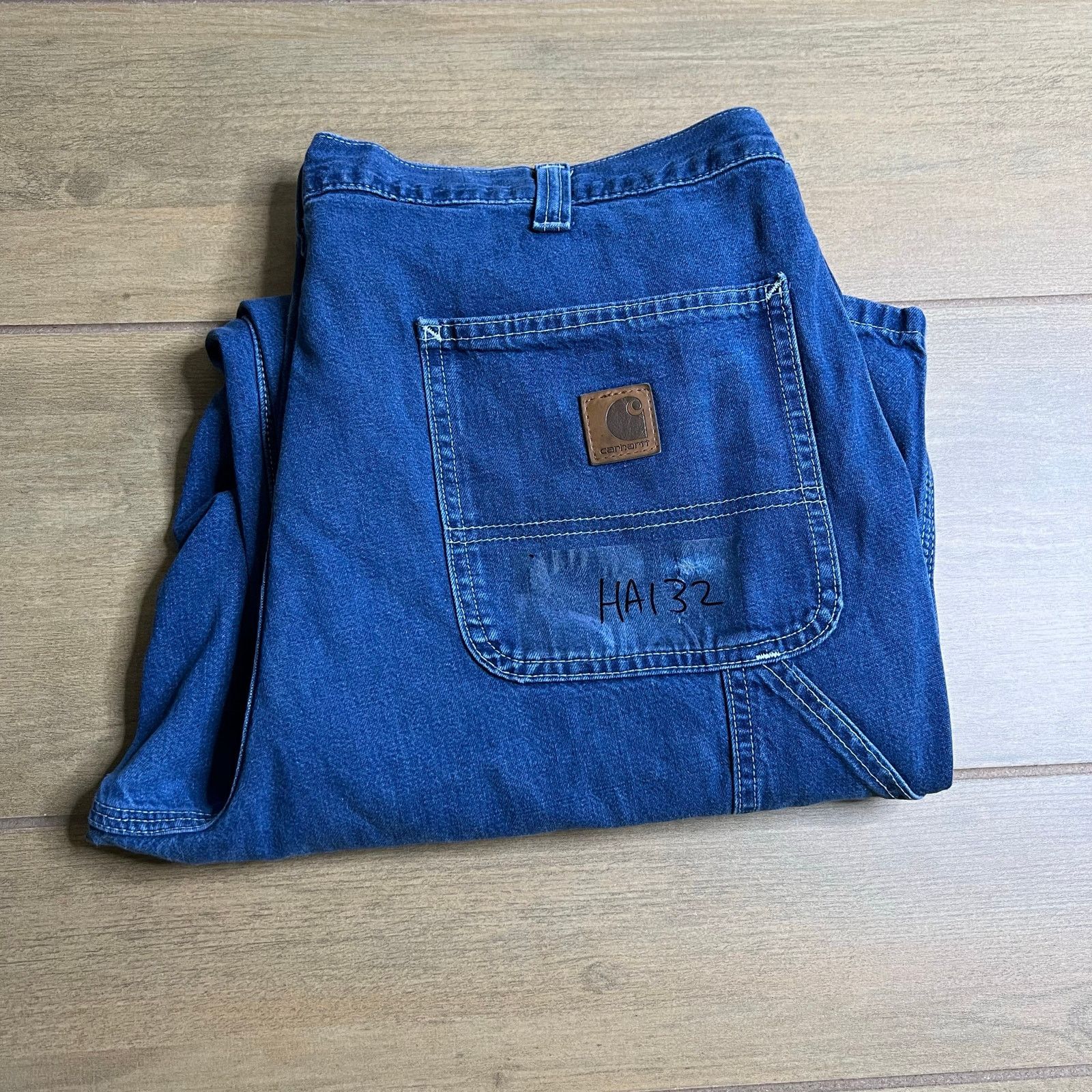 Carhartt Vintage Carhartt Jeans Mens 36x30 Carpenter Dungaree Distres Size US 36 / EU 52 - 8 Thumbnail