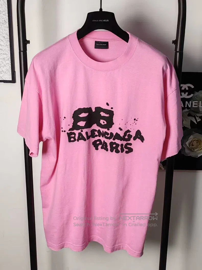 Balenciaga Balenciaga Splatter Short Sleeve Size US M / EU 48-50 / 2 - 1 Thumbnail