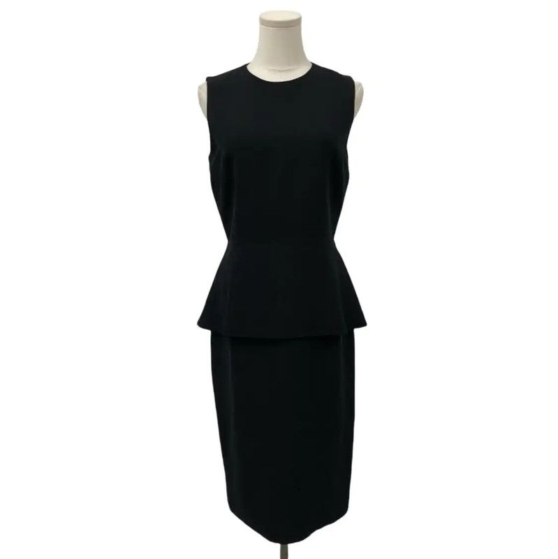 Dior Dior Black Silk Women's Dress 0089 Size L / US 10 / IT 46 - 1 Thumbnail