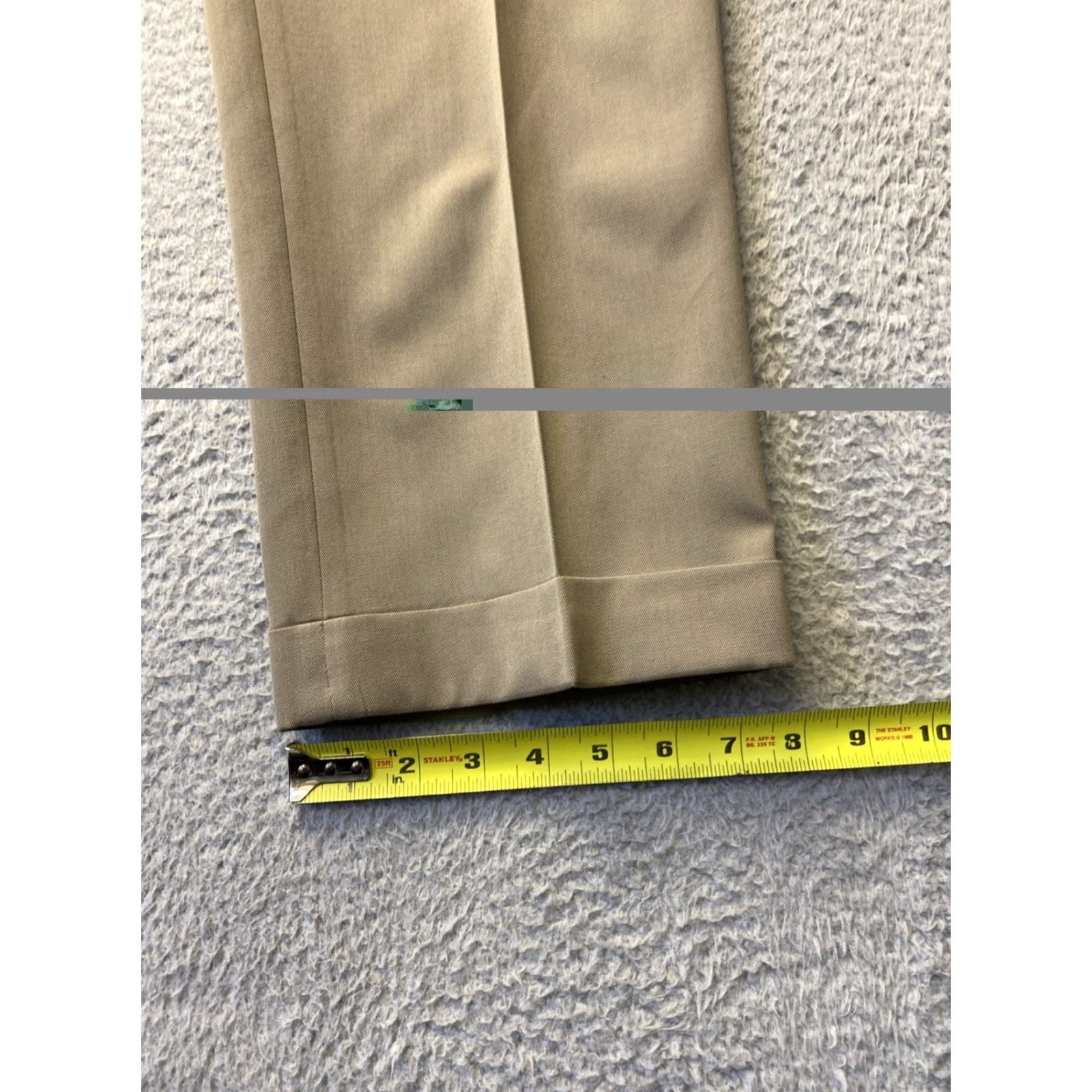 Brooks Brothers Brooks Brothers Dress Pants Men’s 35 x 30 Tan Wool /0613 Regular Classic Stretch Size US 35 - 5 Thumbnail