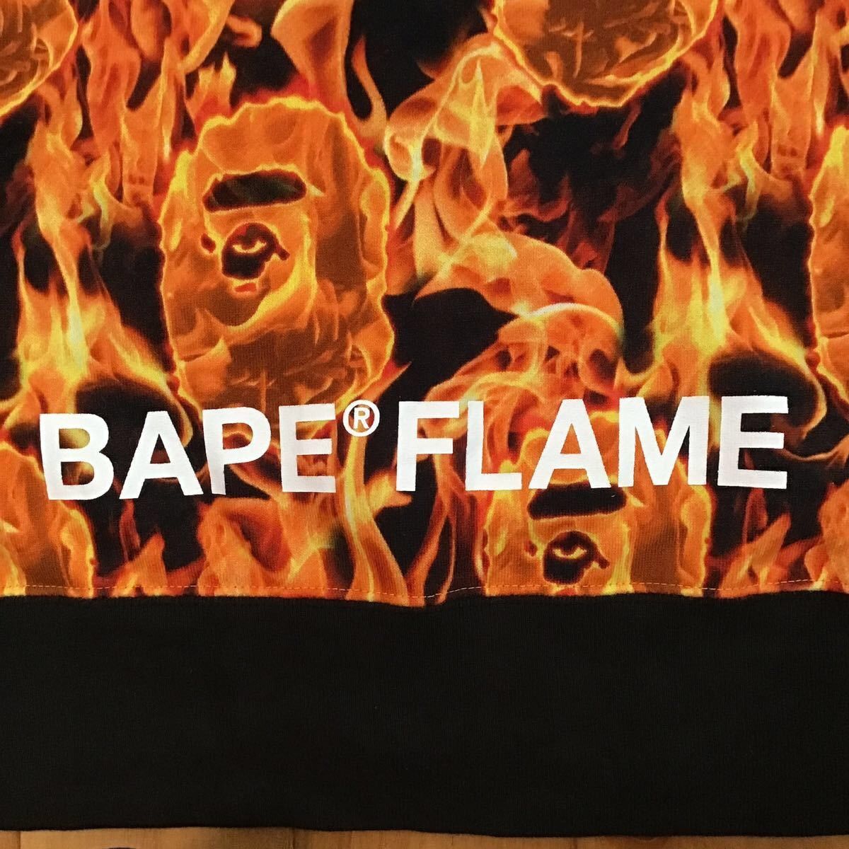 Bape BAPE FLAME full zip hoodie a bathing ape fire Size US XL / EU 56 / 4 - 3 Thumbnail