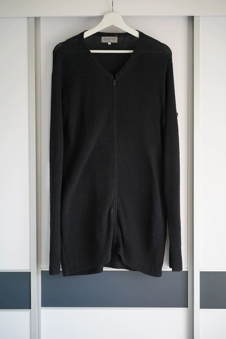 Yohji Yamamoto Yohji Yamamoto Black Zip-Up Cardigan Size US L / EU 52-54 / 3 - 1 Thumbnail