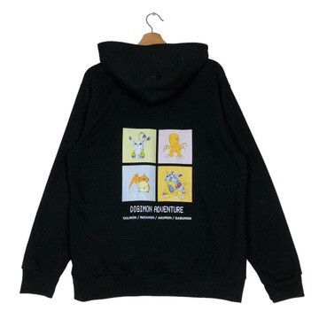 Cartoon Network 🔥 Vtg Digimon Adventure Hoodie Pull Over Streetwear Size US L / EU 52-54 / 3 - 8 Thumbnail