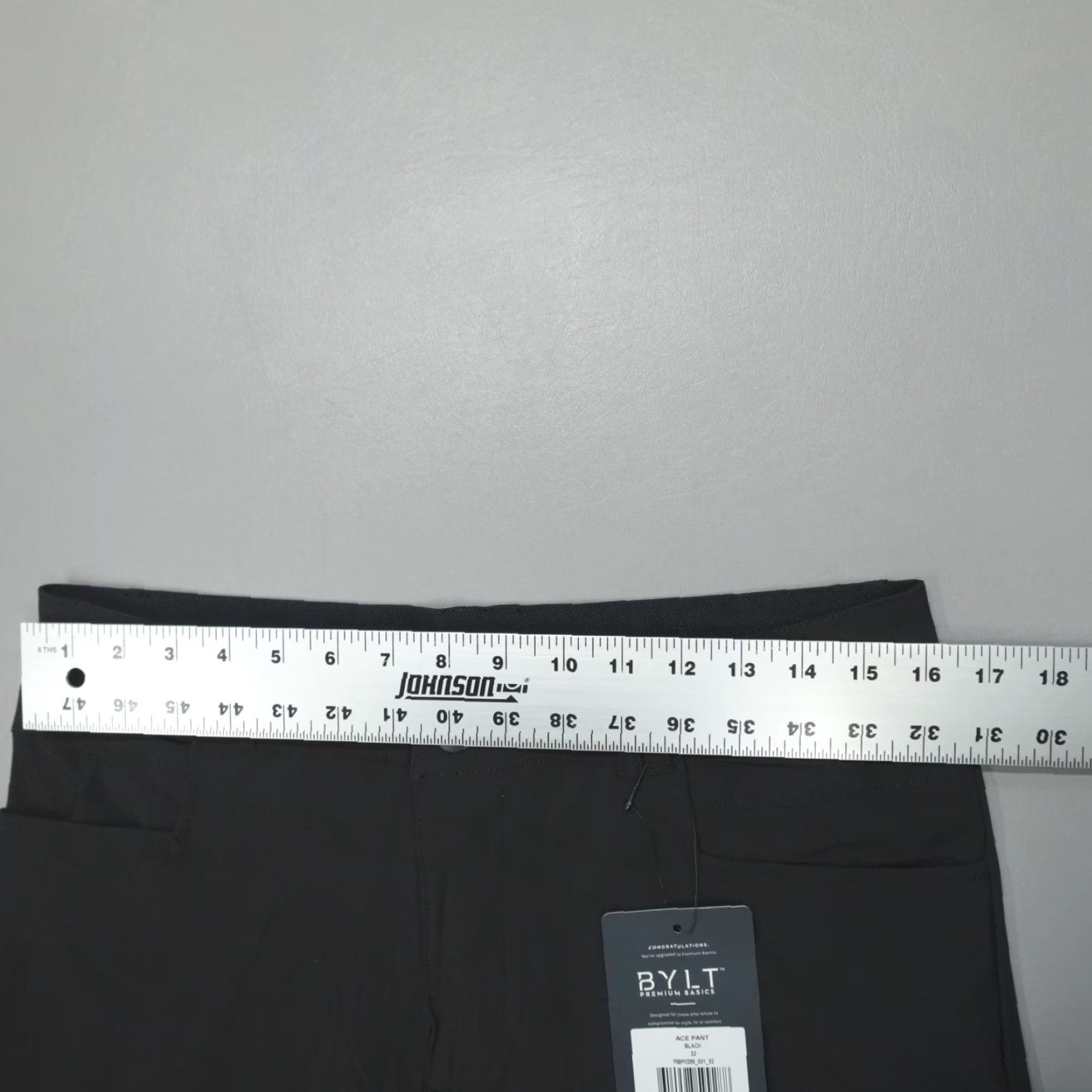 Vintage BYLT Premium Ace Pants Tapered Leg Classic Fit Men's 32x30 Black Size US 32 / EU 48 - 4 Thumbnail