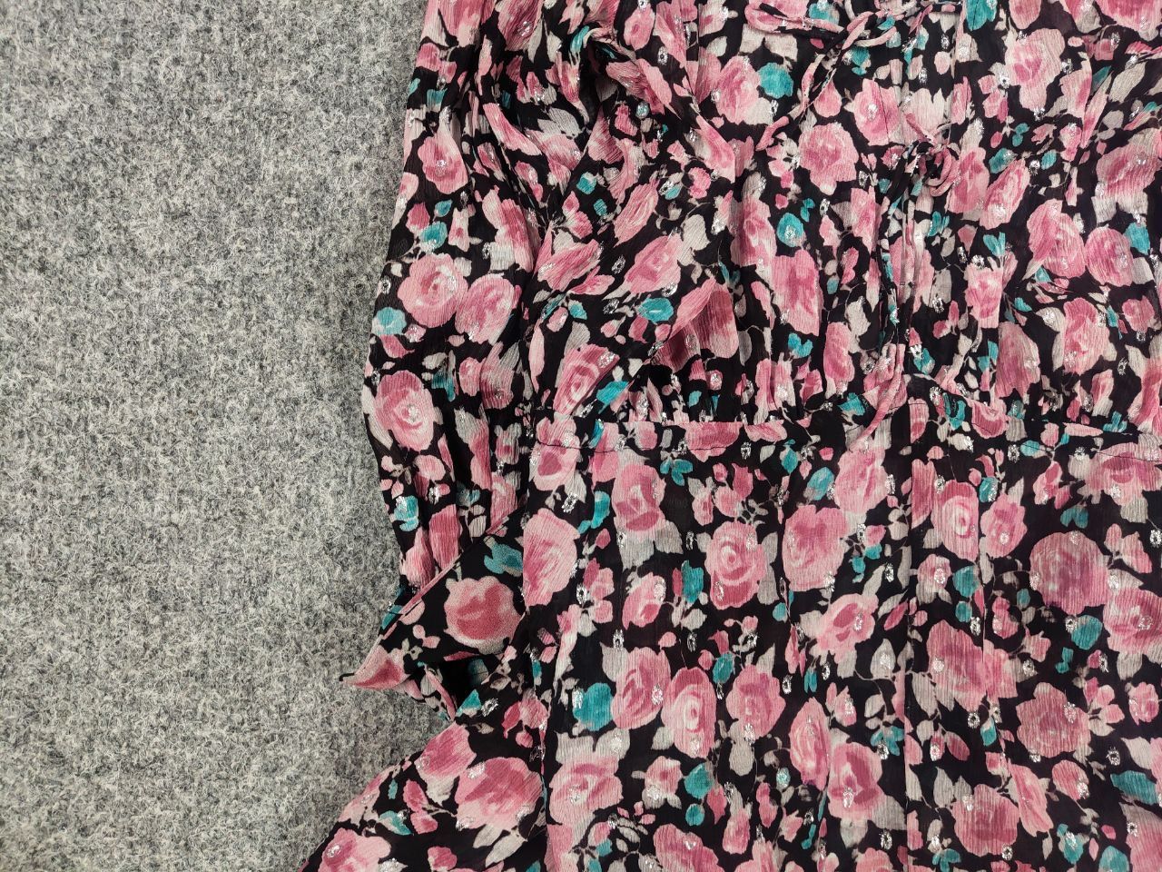 The Kooples The Kooples Cherry Blossom Blend Mini Dress Candy Flowers Size M / US 6-8 / IT 42-44 - 7 Thumbnail