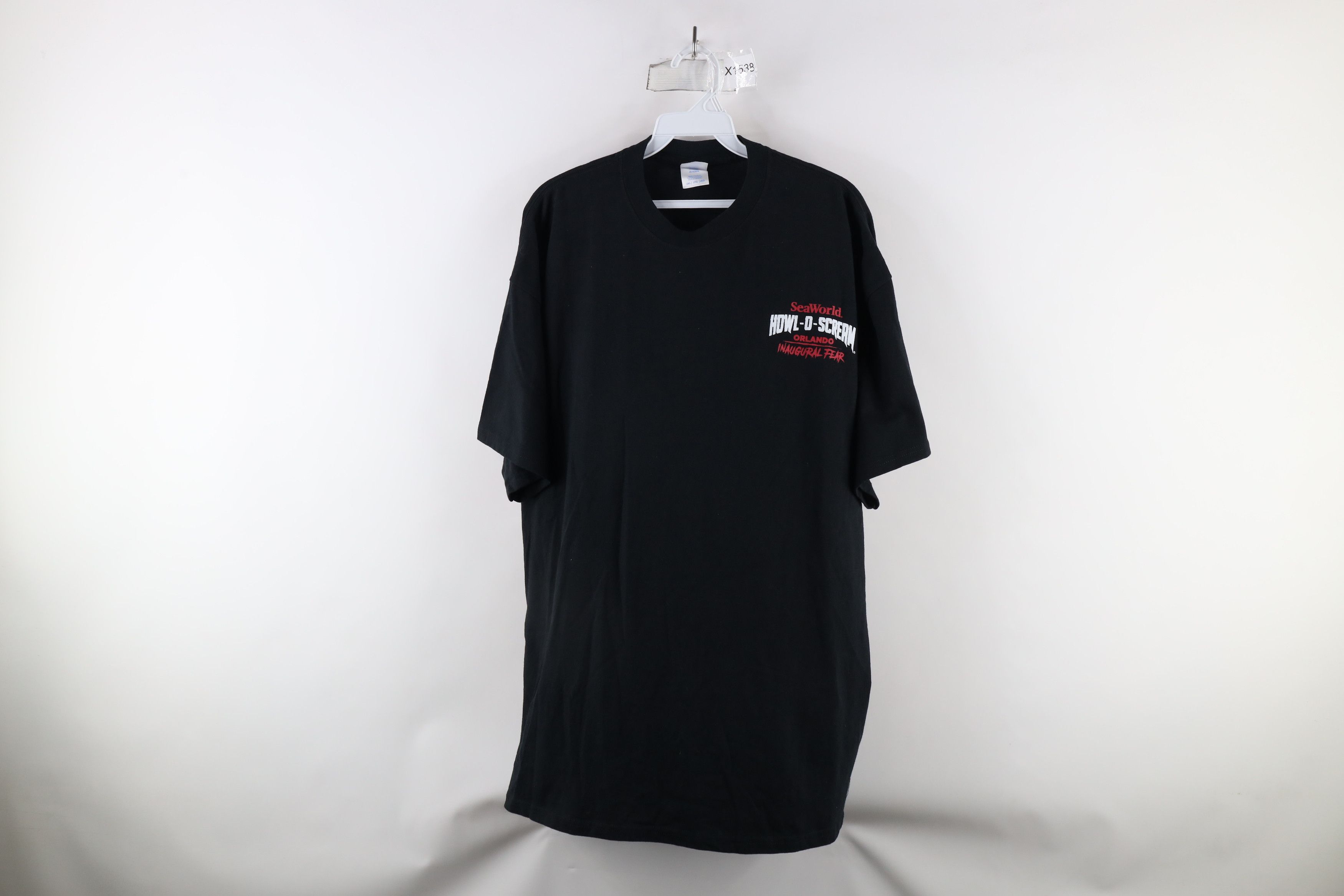 Vintage Vintage SeaWorld O Scream Halloween Monster T-Shirt Black Size US XXL / EU 58 / 5 - 1 Thumbnail