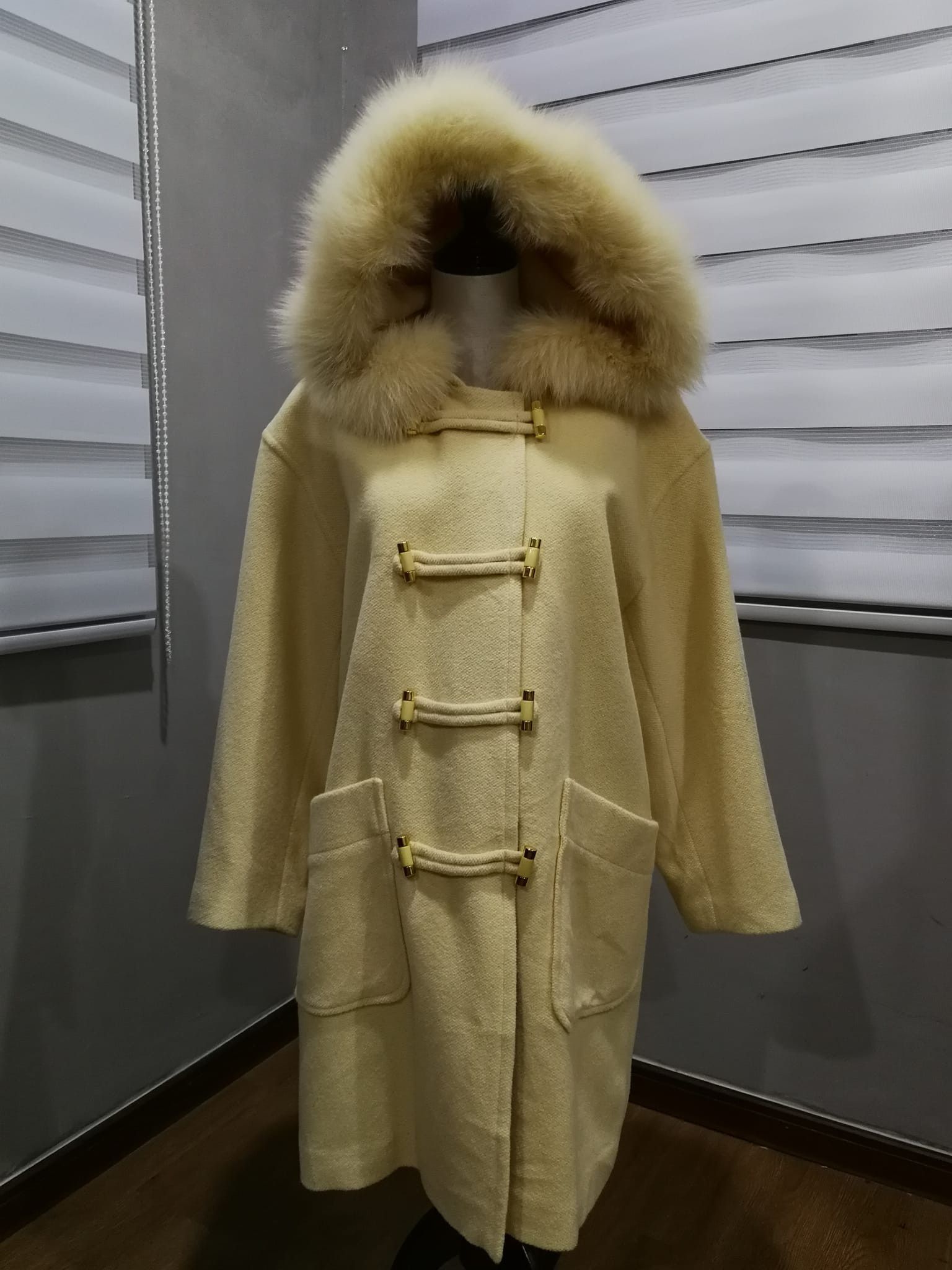 Japanese Brand Vintage jean clement winter coats yellow M 1795 Size M / US 6-8 / IT 42-44 - 1 Thumbnail