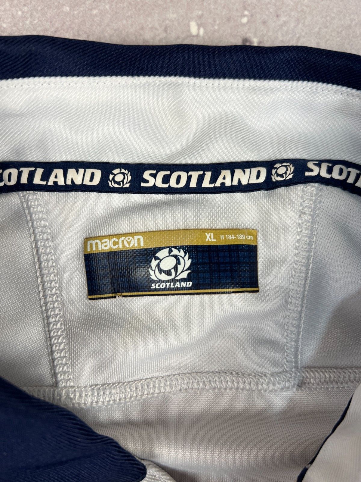 Macron 2020/2021 Macron Scotland Rugby Union Away Shirt Jersey Size US XL / EU 56 / 4 - 6 Thumbnail