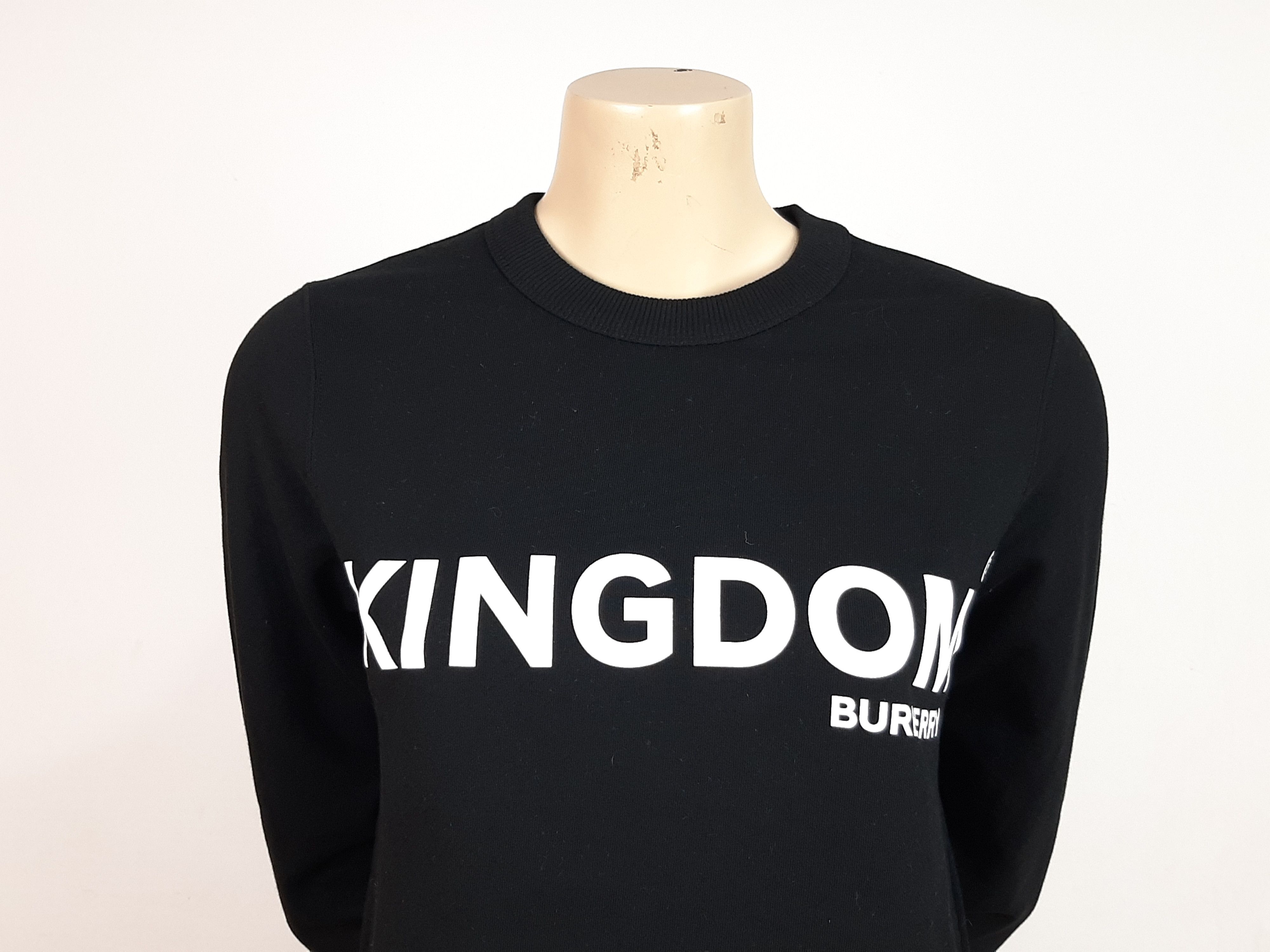 Burberry Burberry Kingdom Print Sweatshirt Crew Black XS Women's Size XS / US 0-2 / IT 36-38 - 5 Thumbnail