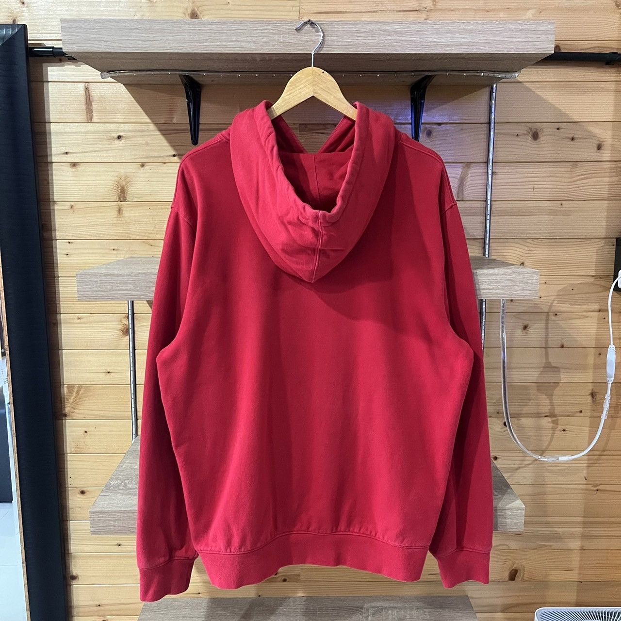 Supreme Supreme Lacoste Hooded Sweatshirt Red Size US L / EU 52-54 / 3 - 2 Thumbnail
