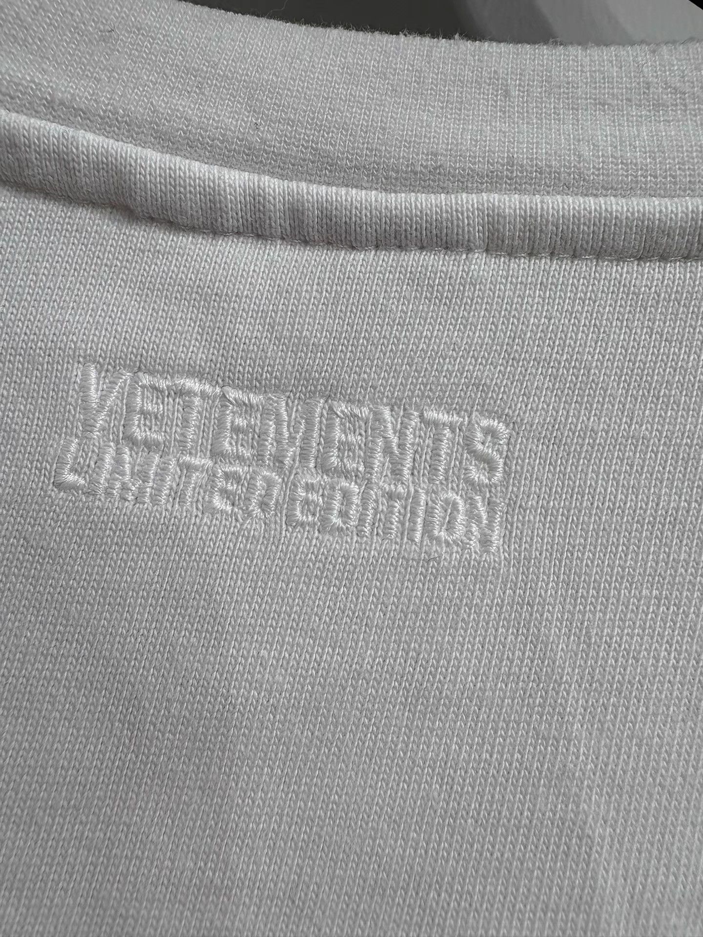Vetements VETEMENTS White Oversize Short Sleeve Tee K29 Size US M / EU 48-50 / 2 - 6 Thumbnail