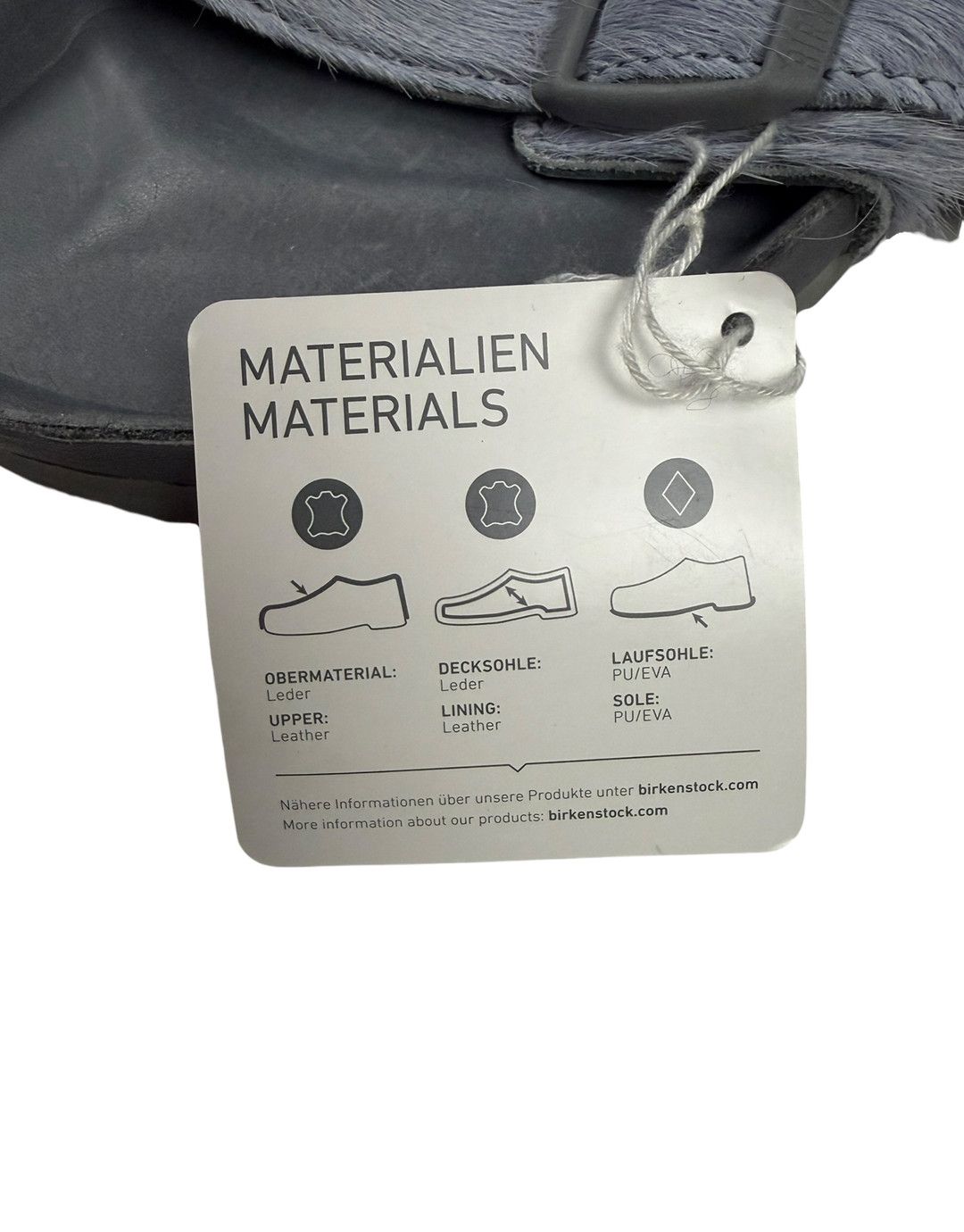 Birkenstock × Rick Owens Rick Owens X Birkenstock Fur Sandals Grey Size US 11 / EU 44 - 6 Thumbnail