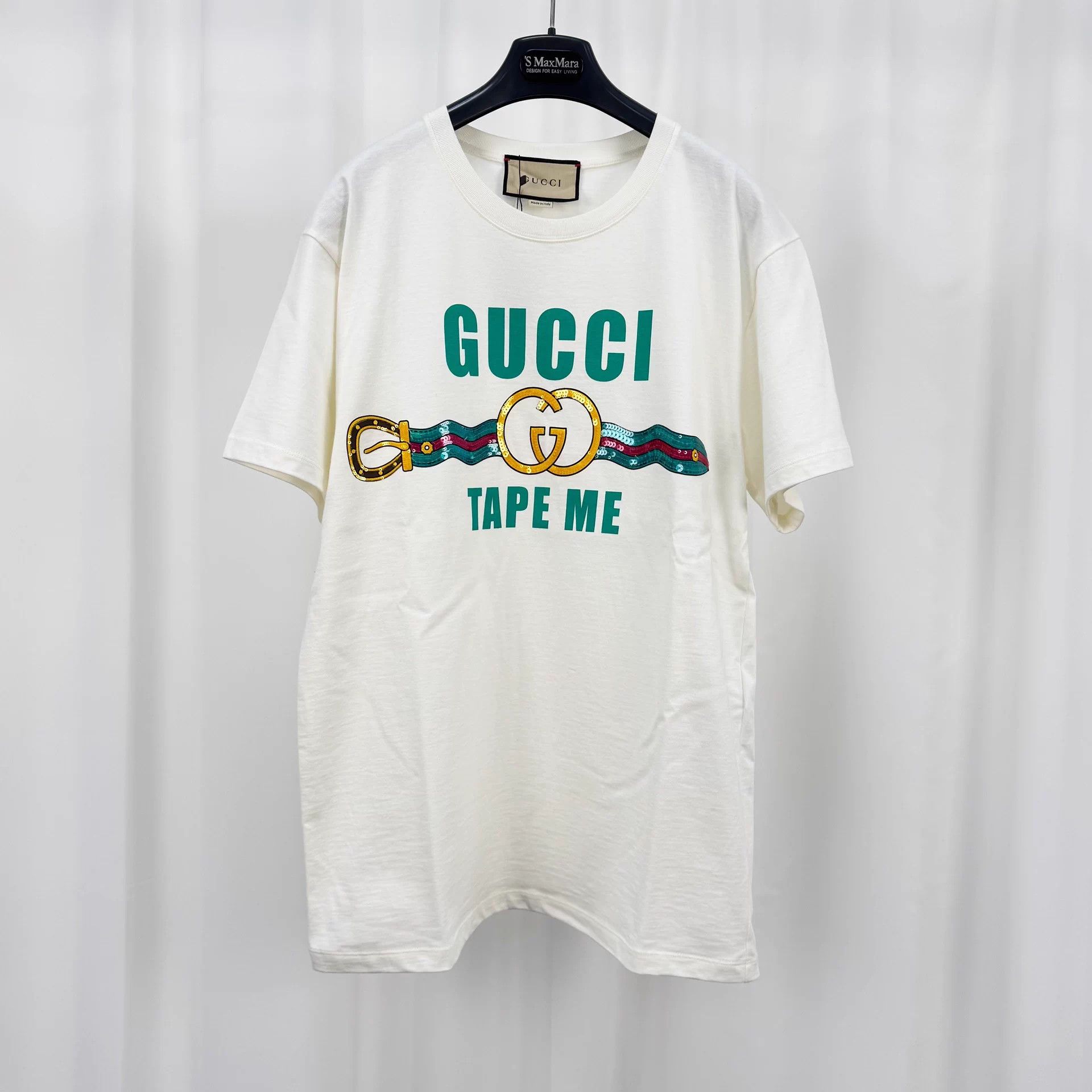 Gucci Gucci Sequined Double G Short Sleeve Tee Size S New Size US S / EU 44-46 / 1 - 1 Thumbnail