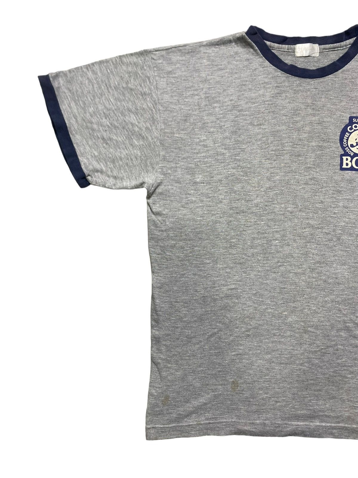 Vintage VINTAGE BOSS COFFEE SUNTORY RINGER TEE Size US L / EU 52-54 / 3 - 3 Thumbnail