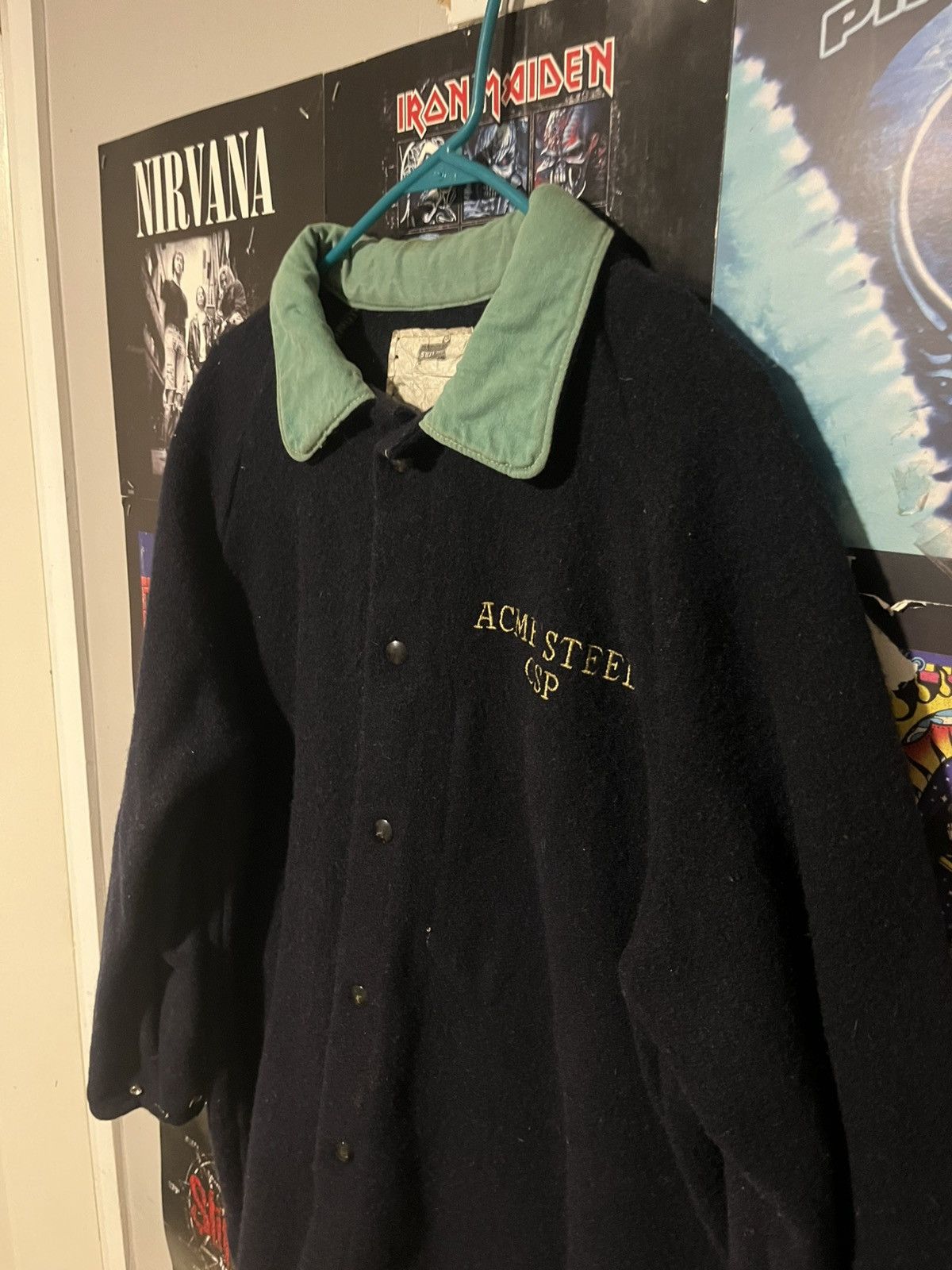 Other Vintage 90’s Steel Grip Fire Resistant Wool Snap overcoat Size US XL / EU 56 / 4 - 2 Thumbnail