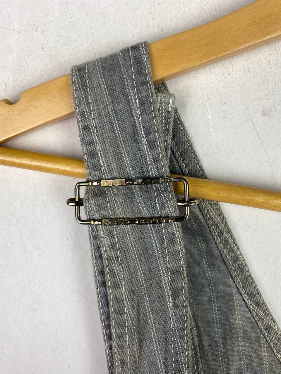 Lee vintage lee hickory striped overall denim Size US 37 - 8 Thumbnail