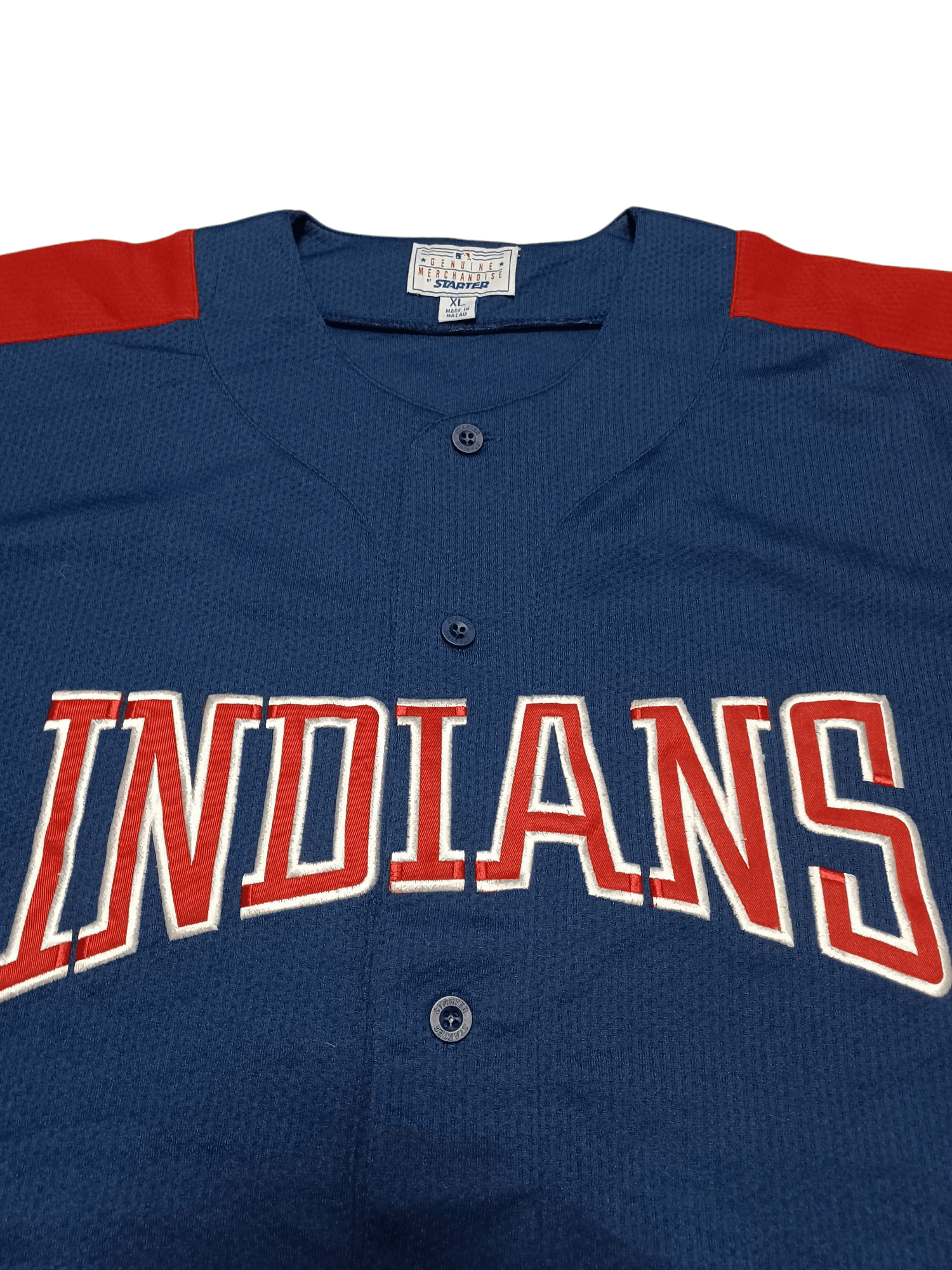 Starter CLEVELAND INDIANS STARTER VINTAGE 90S BIGLOGO JERSEY Size US XL / EU 56 / 4 - 2 Thumbnail