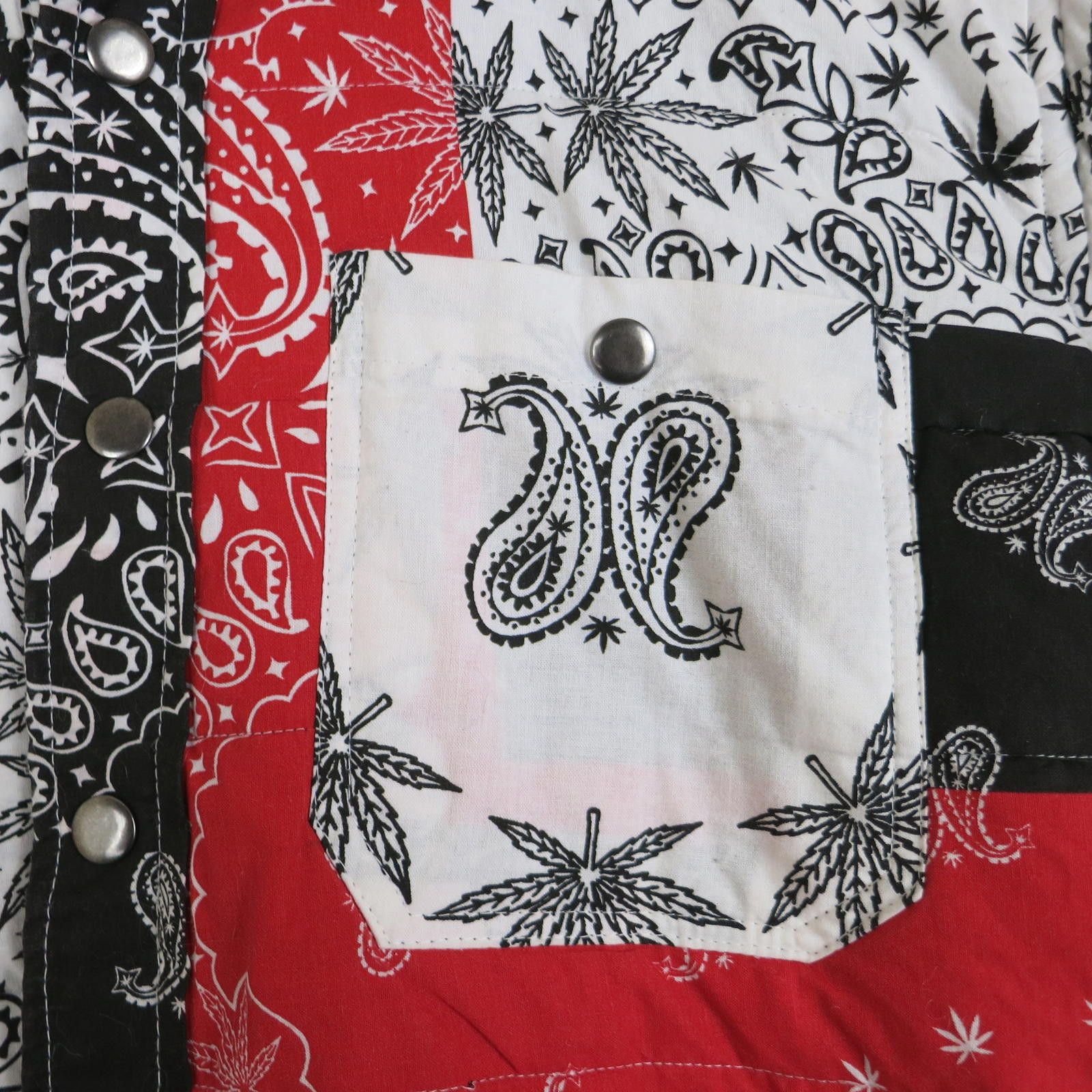 Eighty Eight Men's S Eighty Eight Patchwork Bandana Print Jacket Size US S / EU 44-46 / 1 - 2 Thumbnail