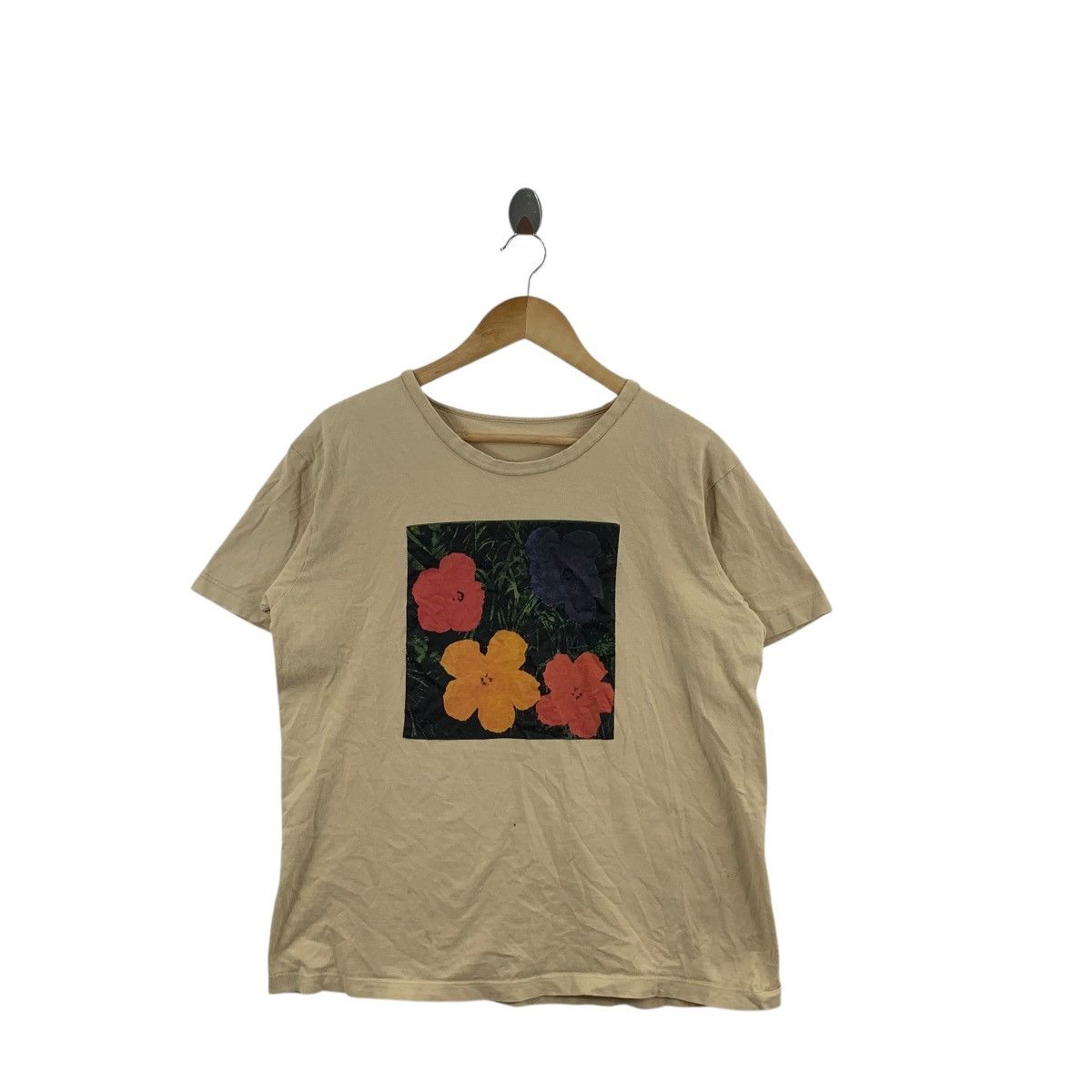 Uniqlo ANDY WARHOL x UNIQLO Flowers Series Pop Art Tee Shirt Top Size US M / EU 48-50 / 2 - 3 Thumbnail