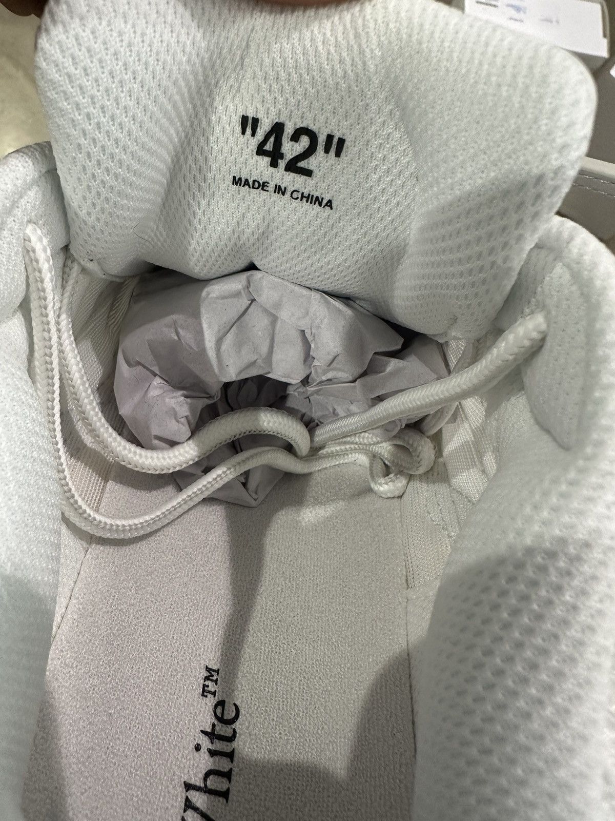 Off-White OFF-WHITE - Be Right Back Sneakers White Size US 9 / EU 42 - 9 Thumbnail