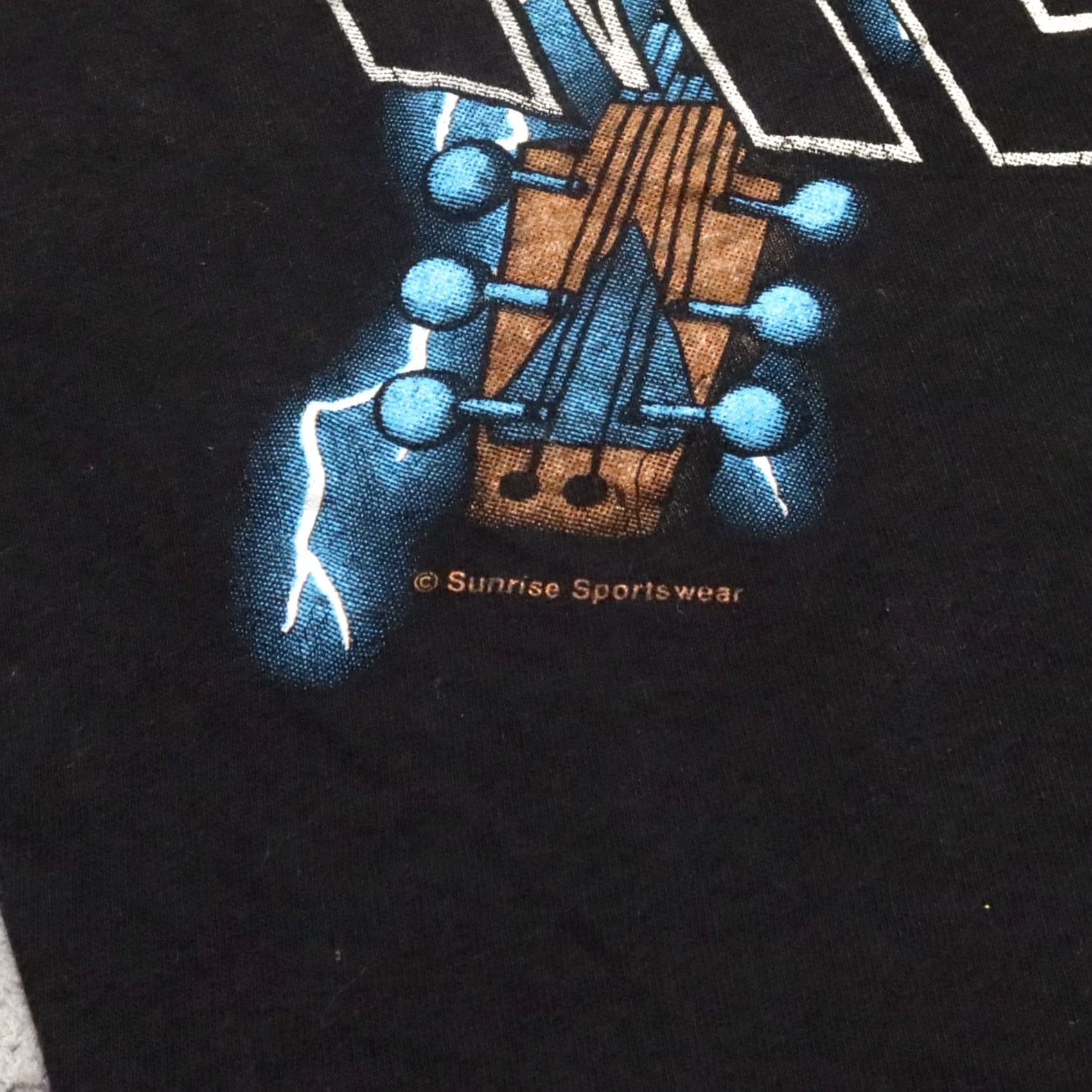Vintage Vintage American Thunder Metal Head Motorcycle Shirt Tee L Mens Black 90s/Old School Graphic Tee Size US L / EU 52-54 / 3 - 7 Thumbnail