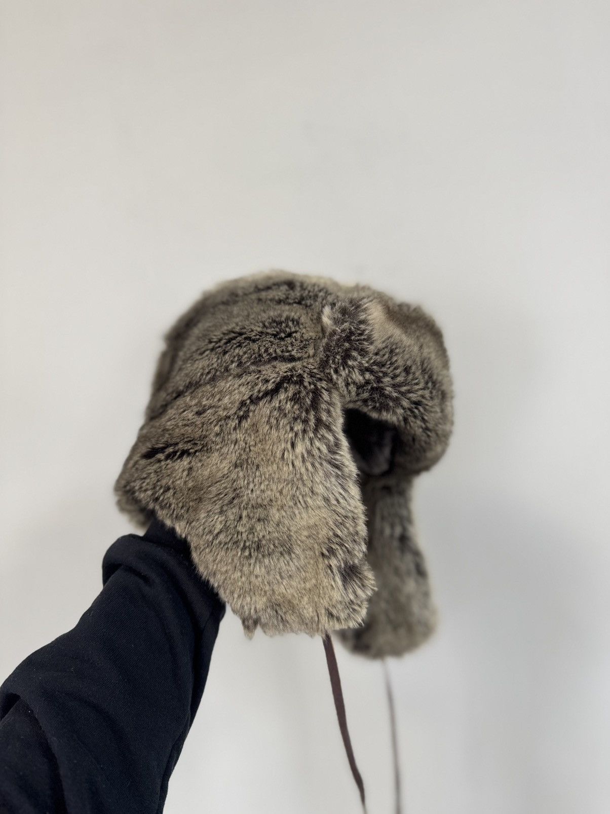 Japanese Brand Vintage fuzzy mohair japanese ushanka hat avant garde USA Size ONE SIZE - 1 Thumbnail