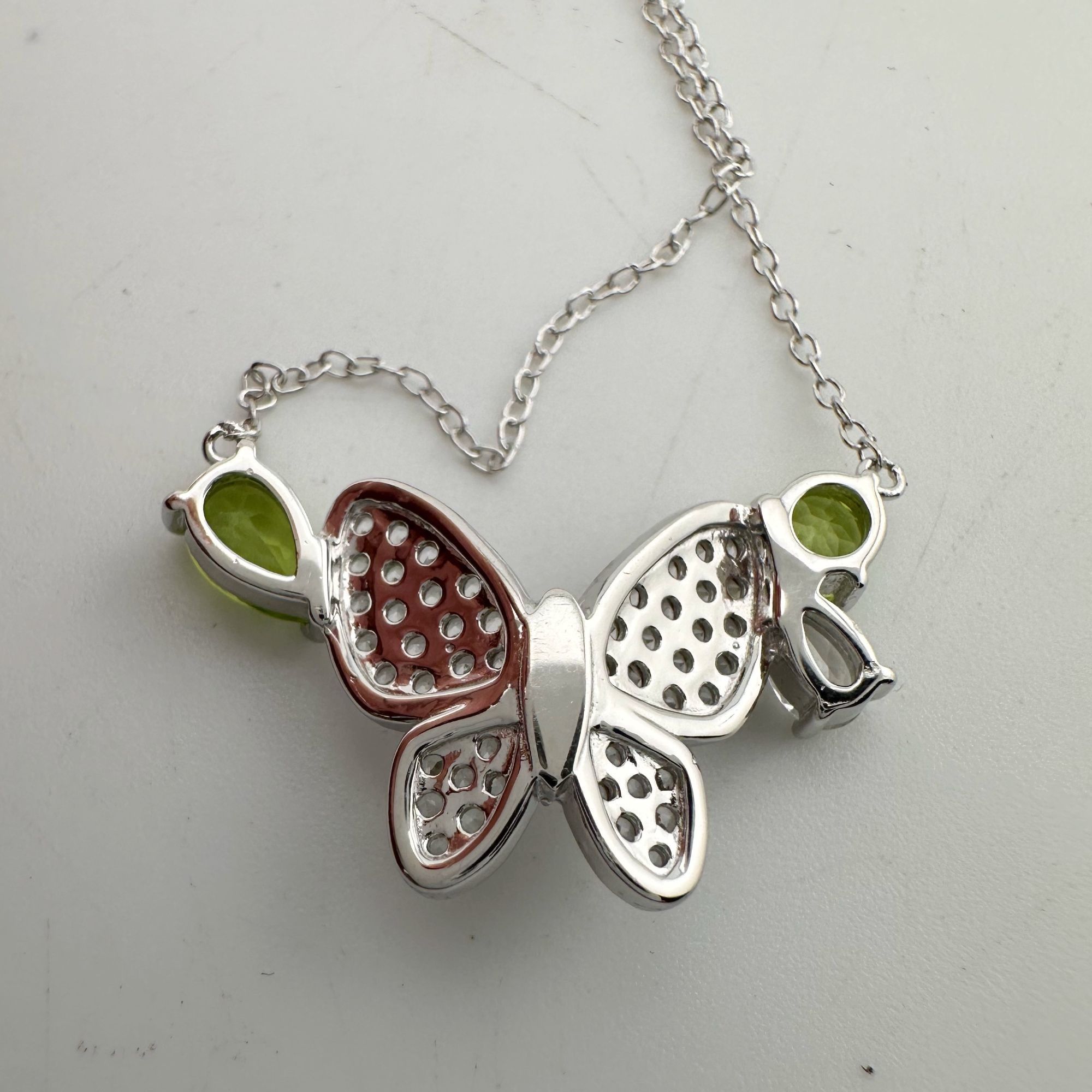Other Natural Peridot Butterfly Necklace Size ONE SIZE - 8 Thumbnail