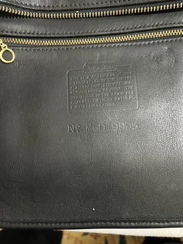 Coach Stylish Coach Shopper Black Leather Handbag Vintage Size ONE SIZE - 8 Thumbnail