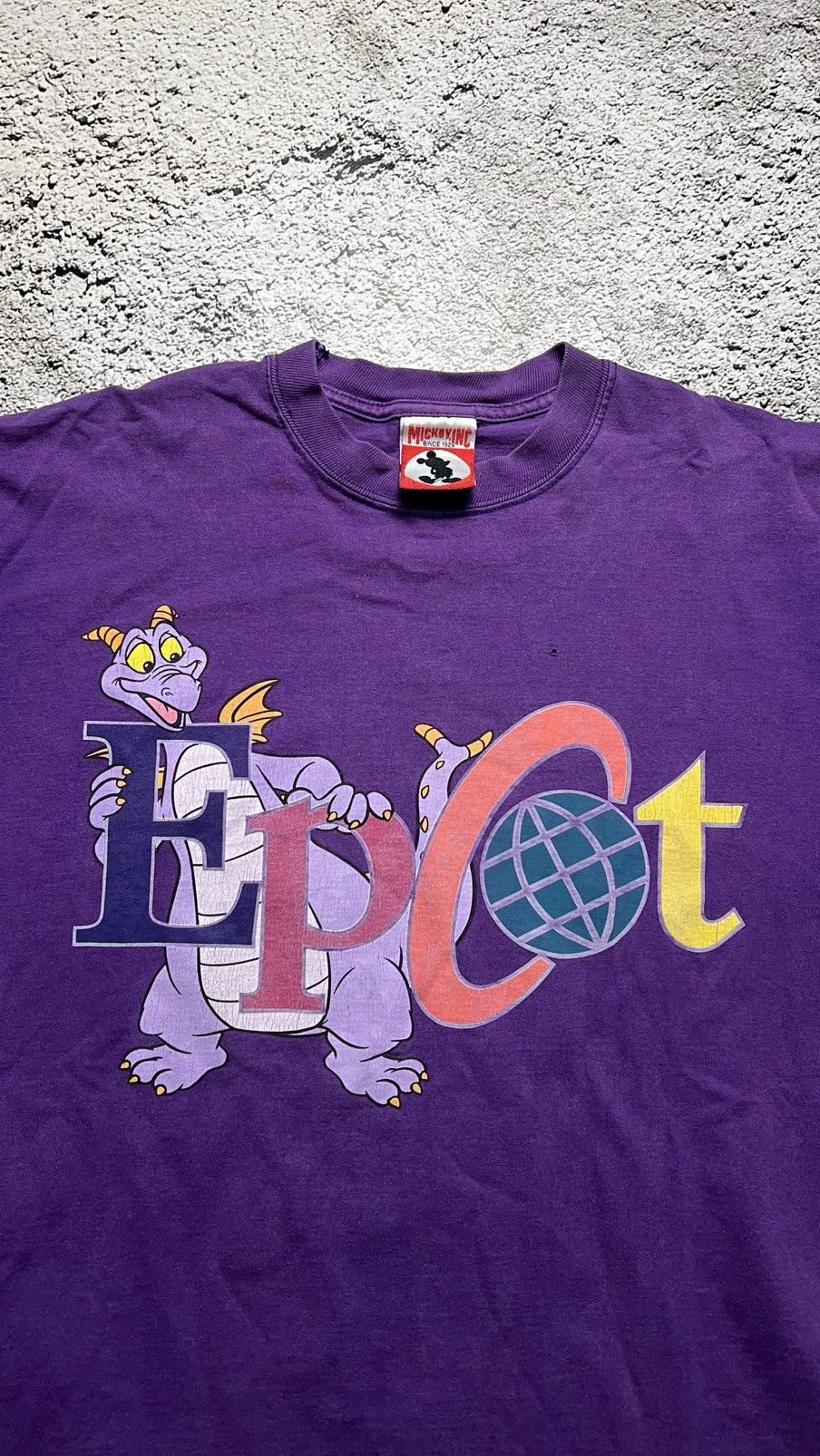 Mickey Inc VTG 90’s Mickey Inc. Disney Figment Epcot Ride Promo Shirt Size US XL / EU 56 / 4 - 3 Thumbnail
